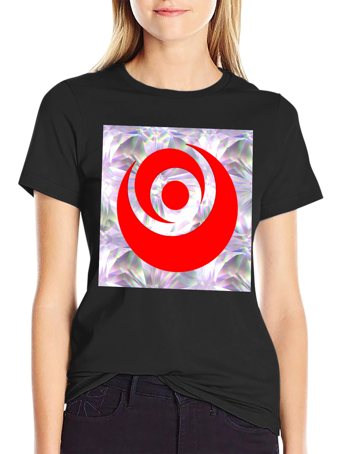 Abstract Graphic Print T-Shirt - Modern Casual Wear