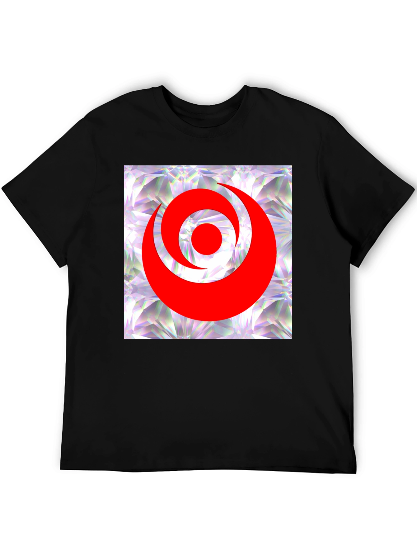 Abstract Graphic Print T-Shirt - Modern Casual Wear
