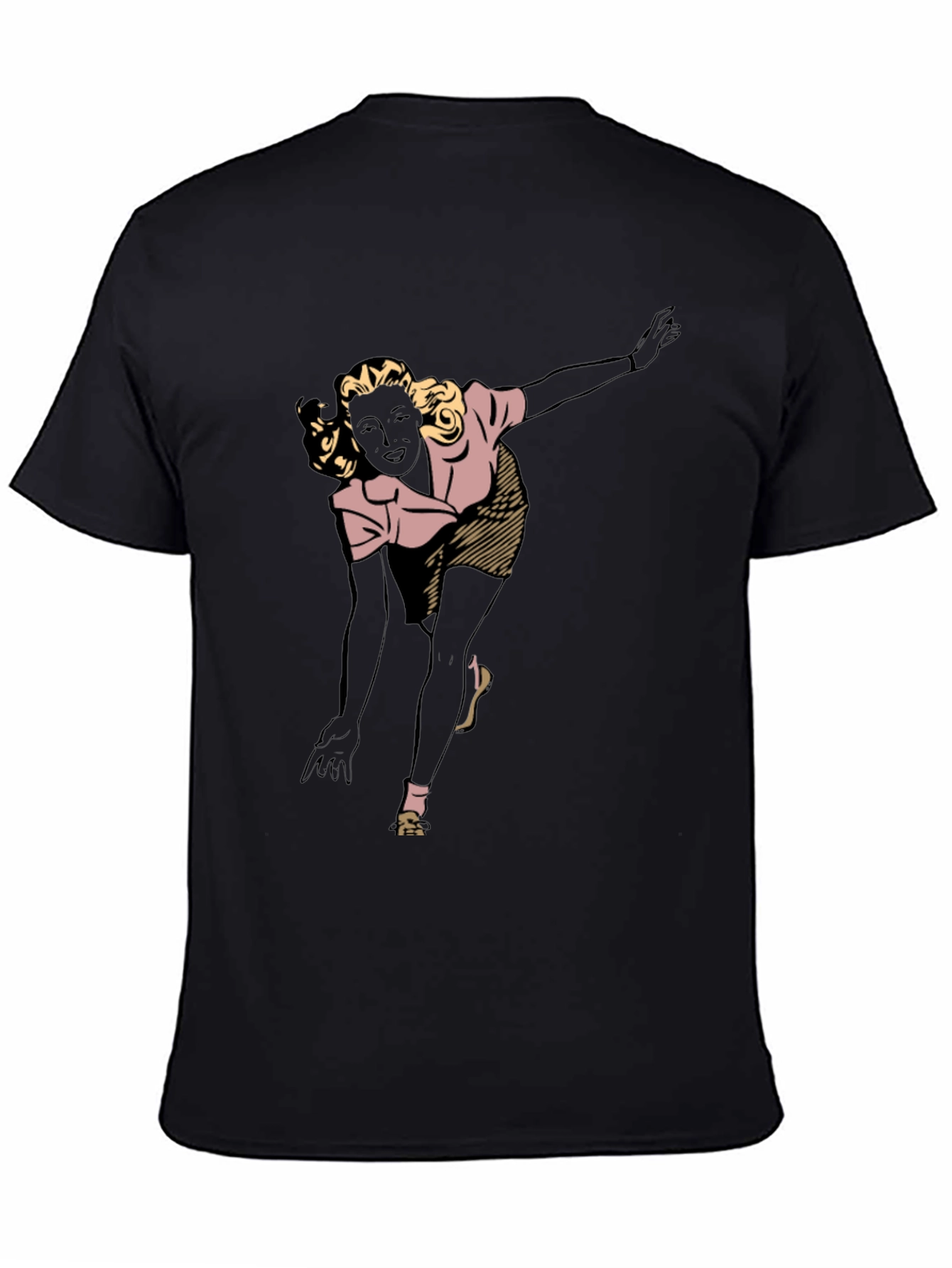 Retro Bowling Girl Graphic Tee
