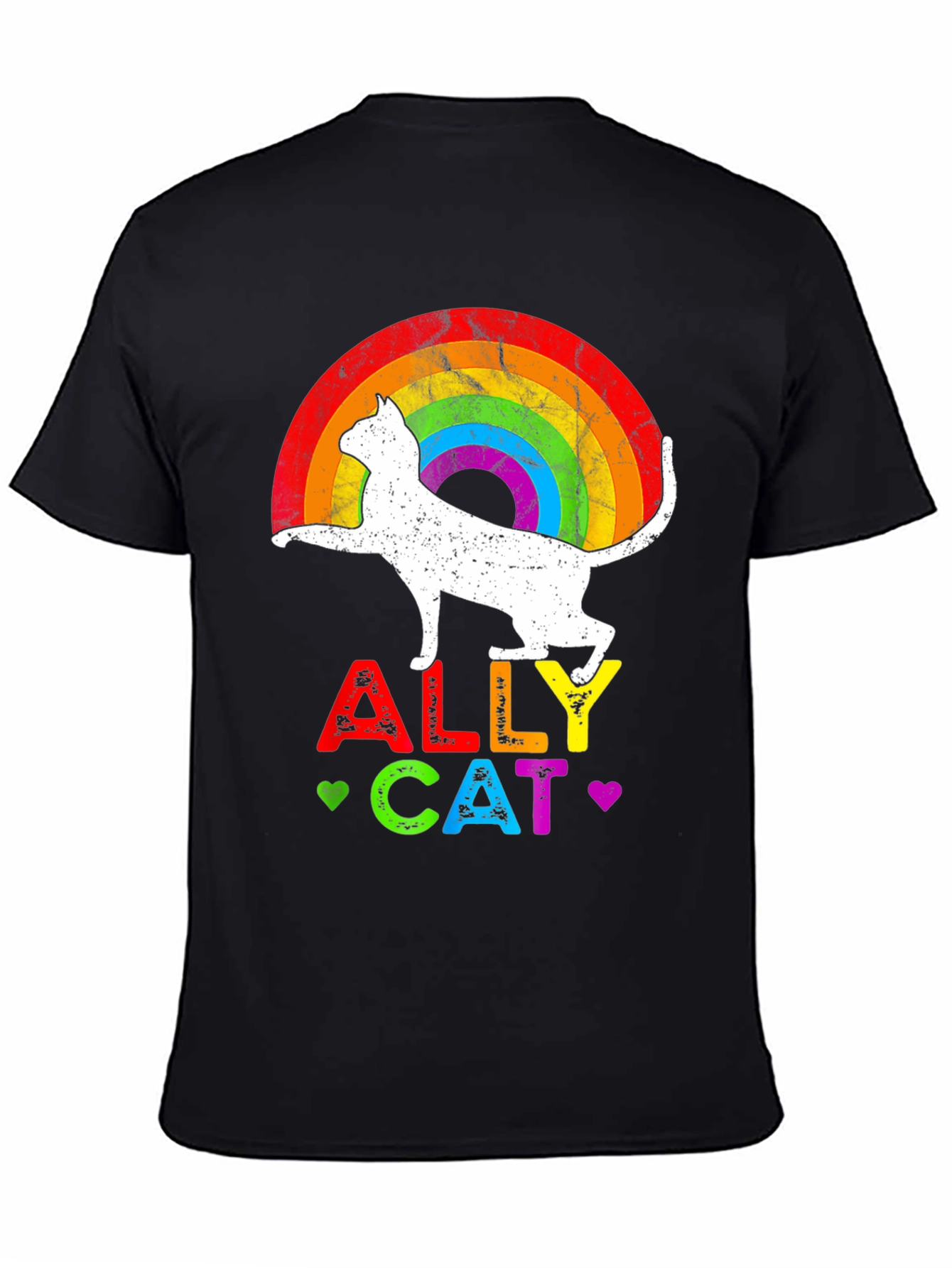 ALLY CAT LGBTQ Pride T-Shirt