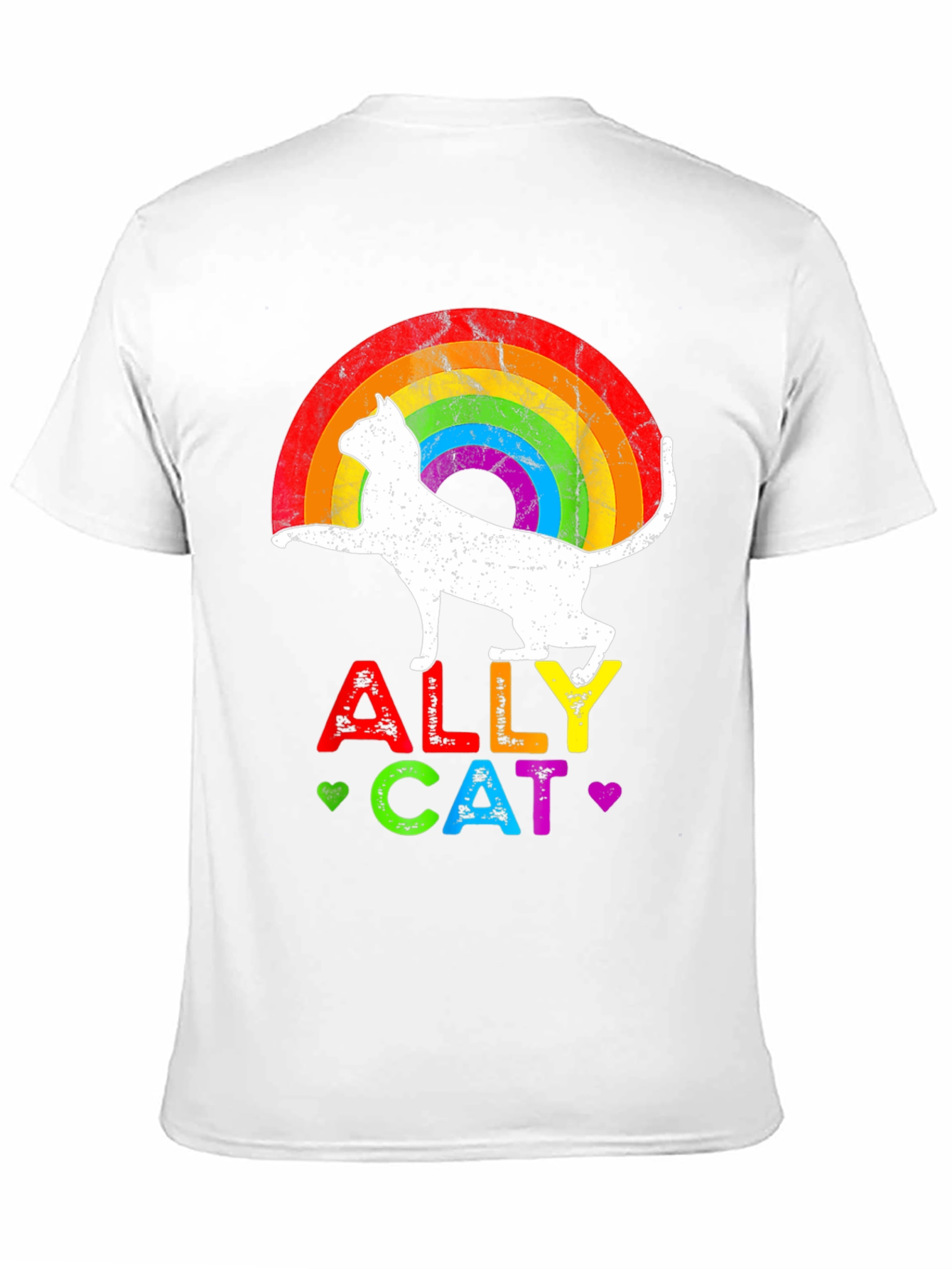 ALLY CAT LGBTQ Pride T-Shirt