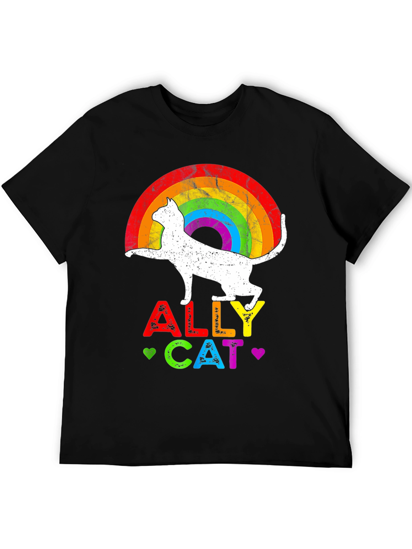 ALLY CAT LGBTQ Pride T-Shirt