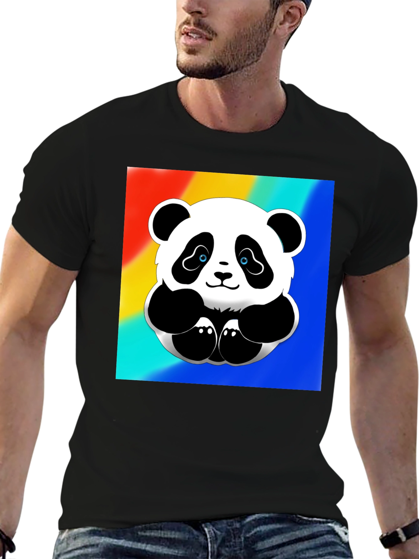 Cute Panda Graphic Tee