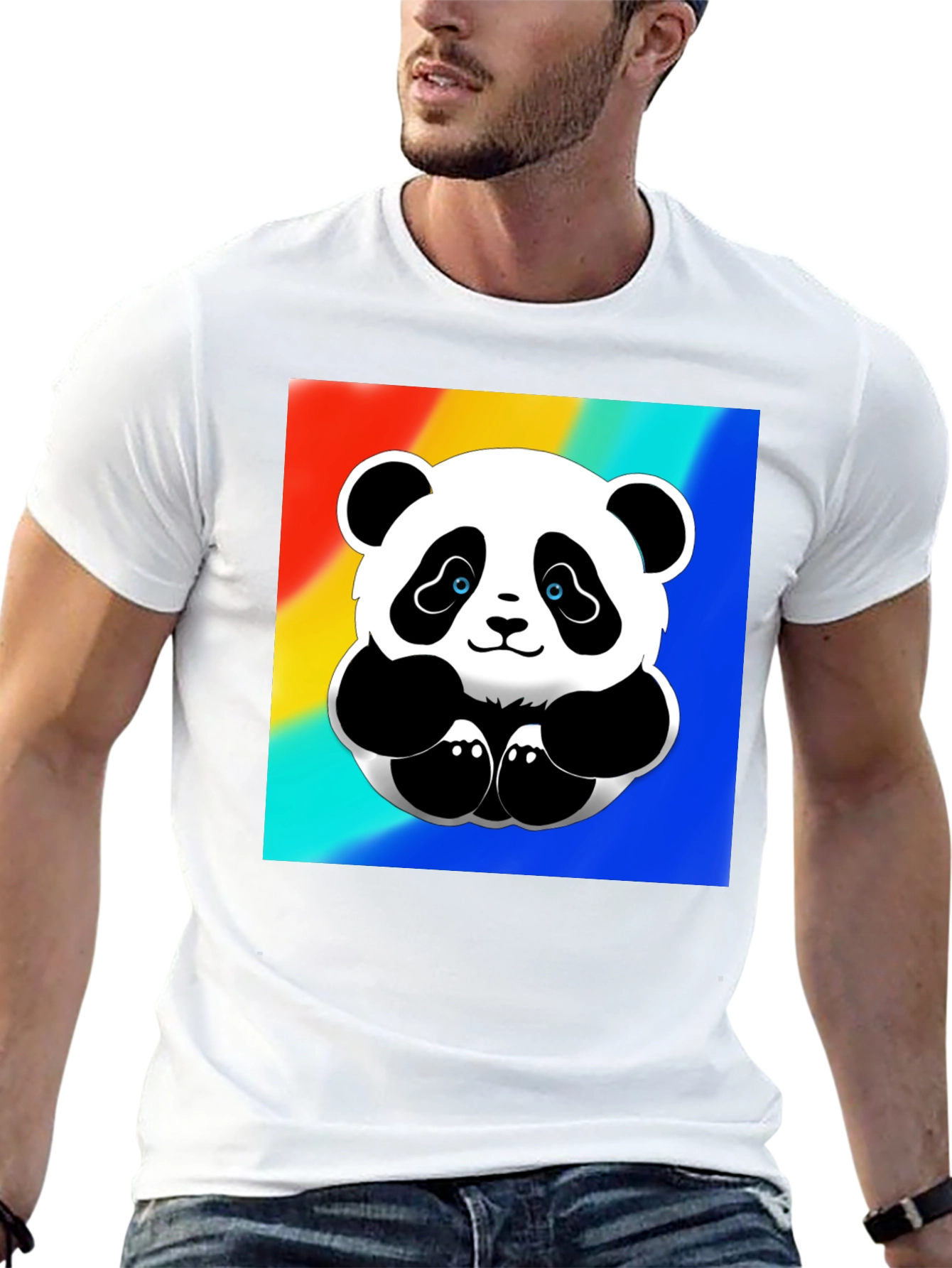Cute Panda Graphic Tee