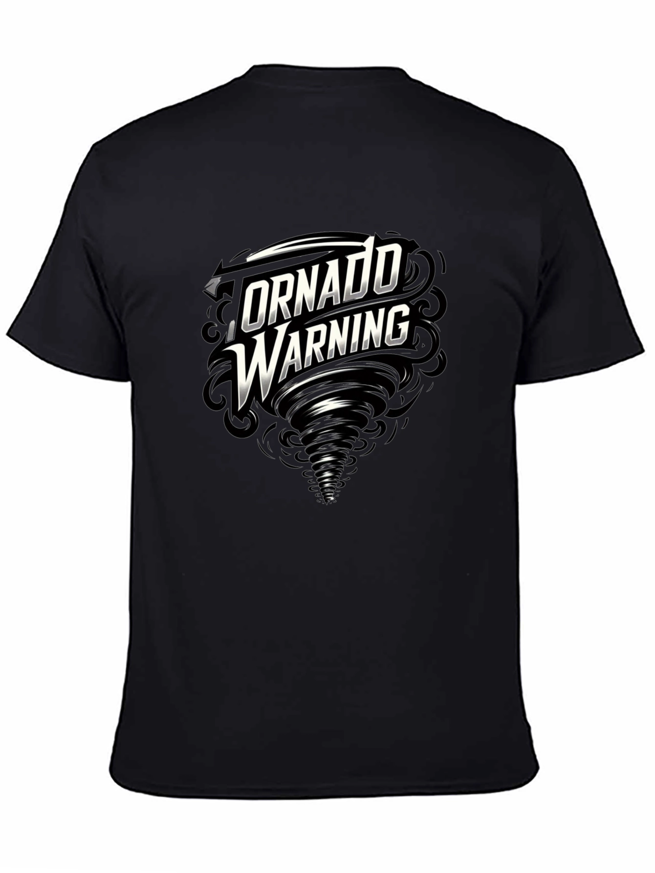 Tornado Warning Graphic Tee - Weather Alert T-Shirt