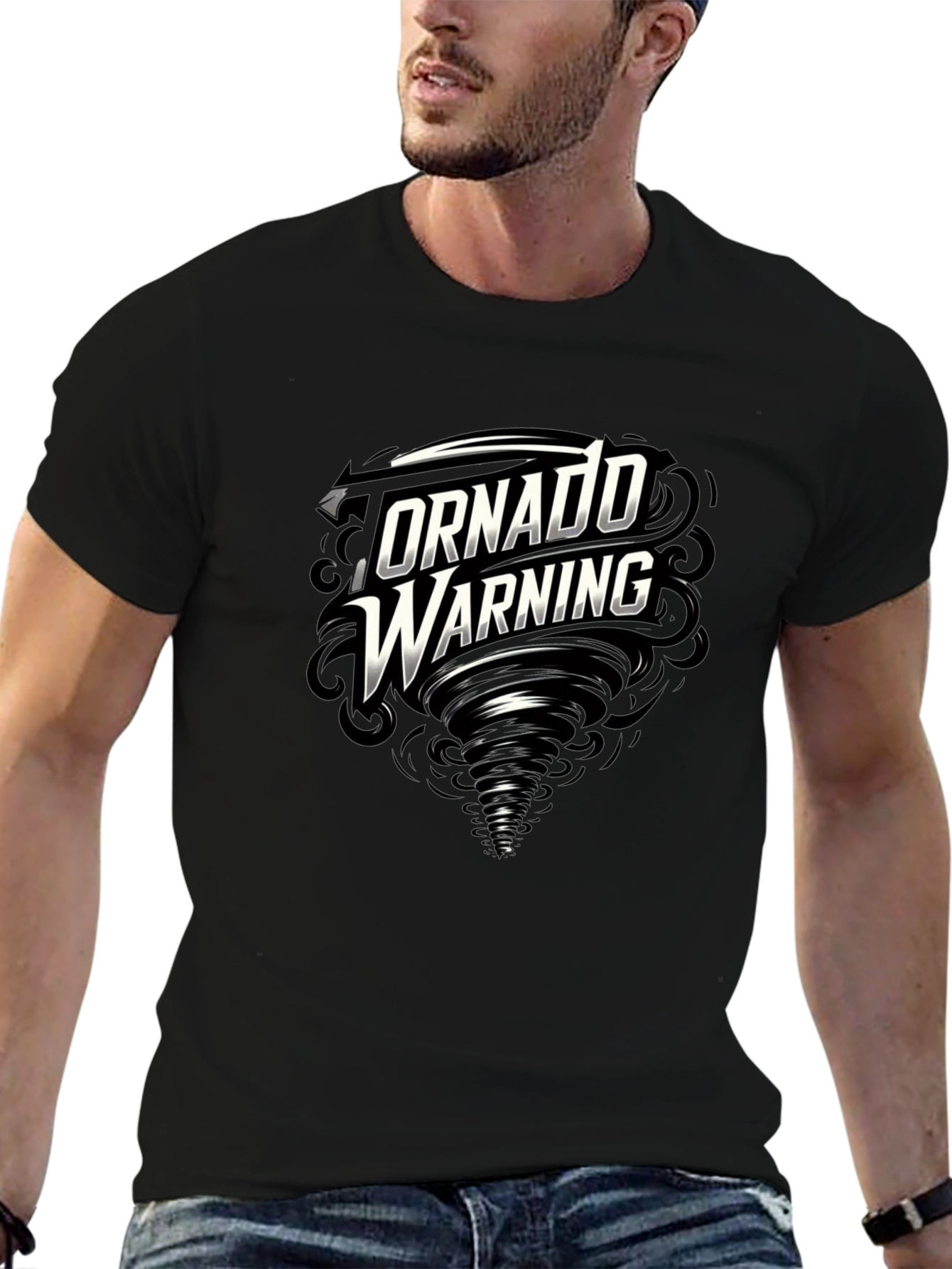 Tornado Warning Graphic Tee - Weather Alert T-Shirt