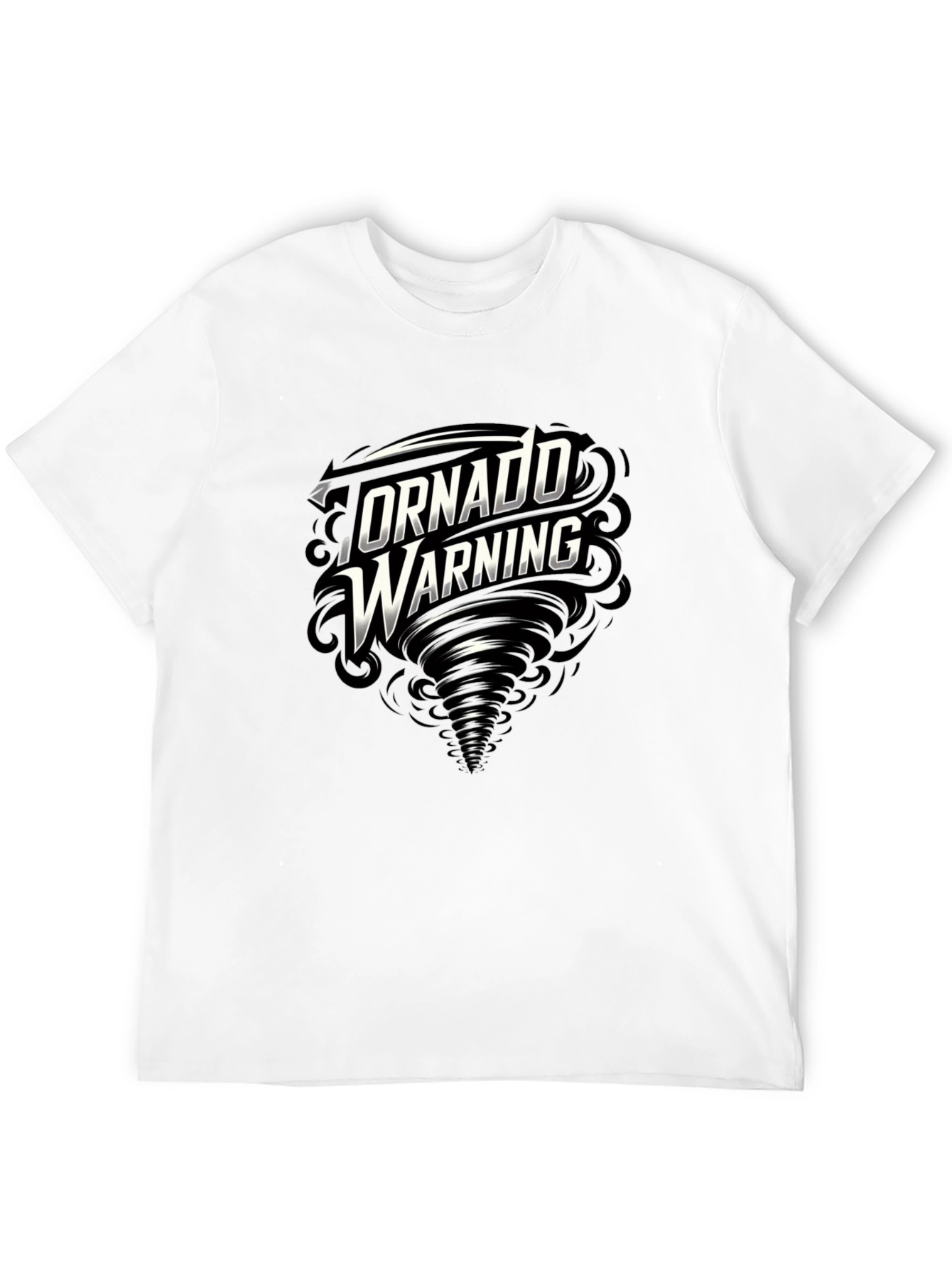 Tornado Warning Graphic Tee - Weather Alert T-Shirt