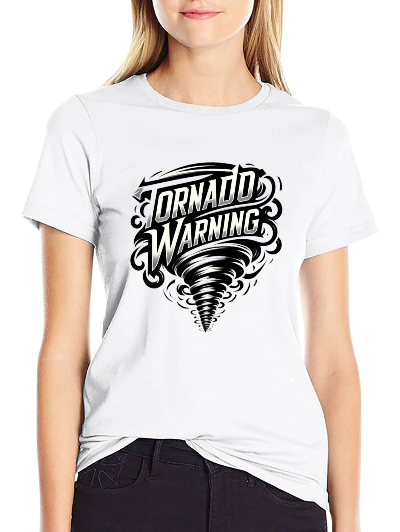 Tornado Warning Graphic Tee - Weather Alert T-Shirt