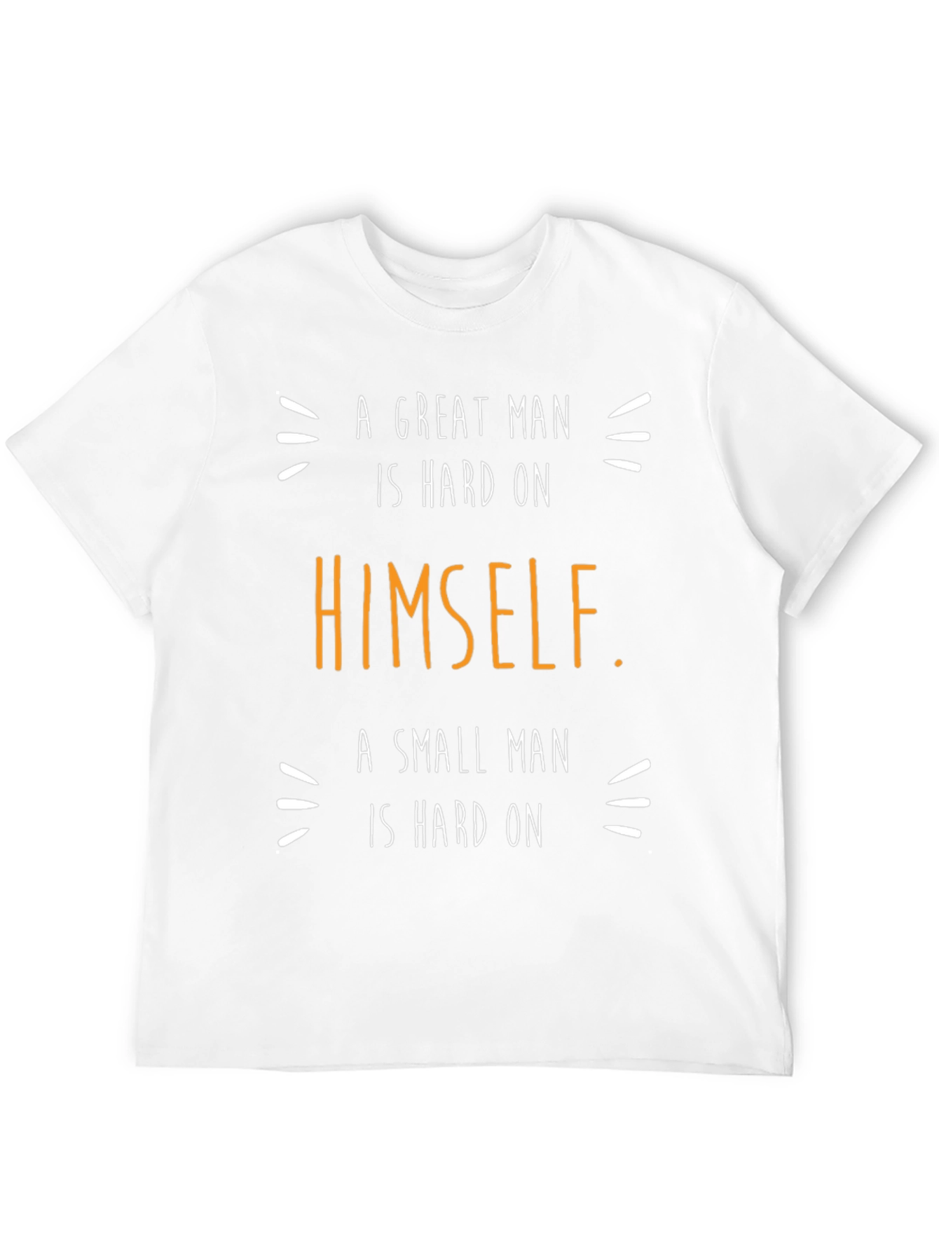 Mens A Great Man Graphic Tee - Black
