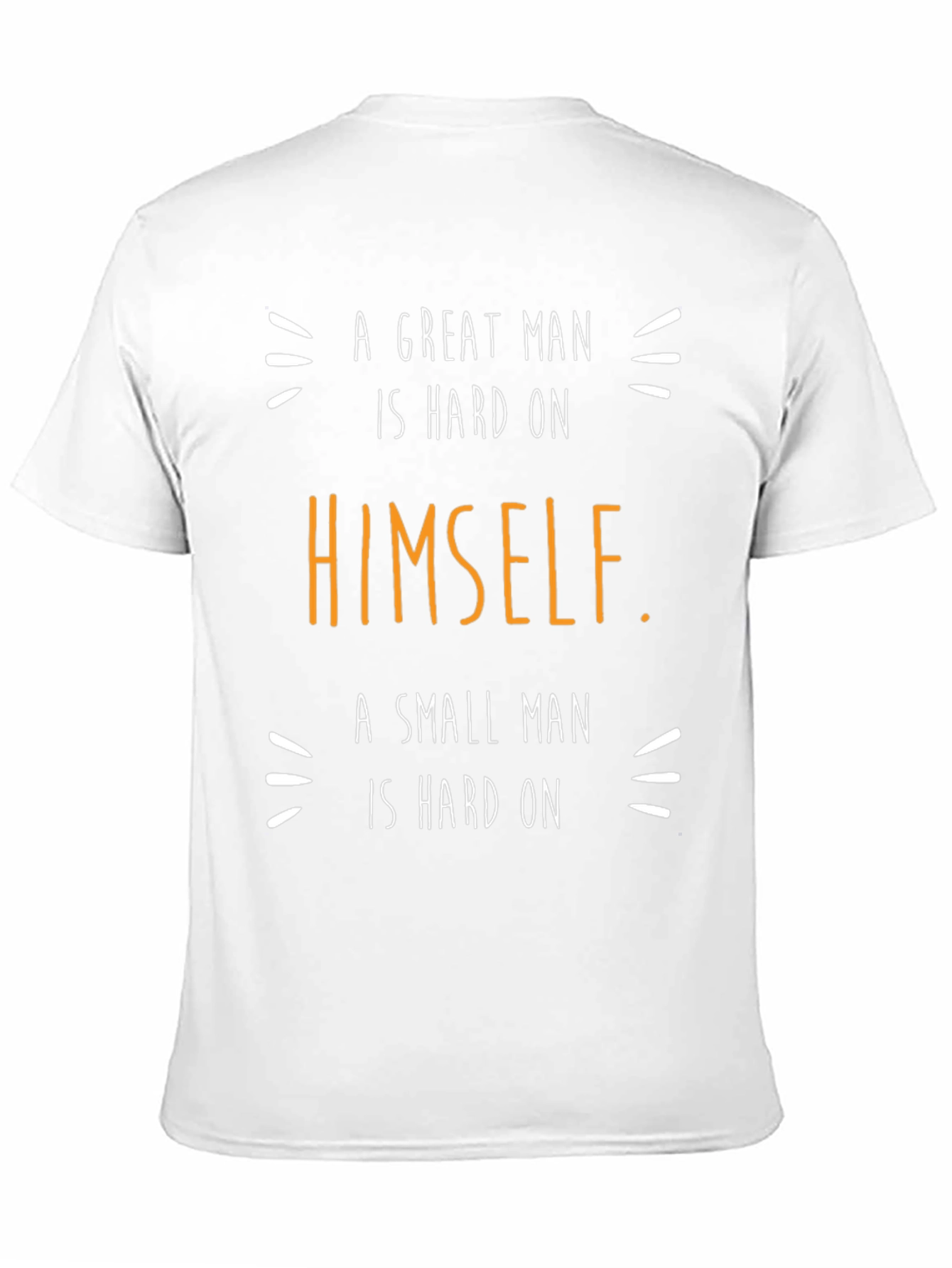 Mens A Great Man Graphic Tee - Black