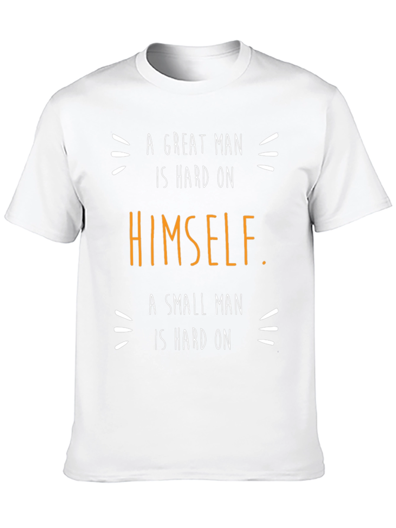Mens A Great Man Graphic Tee - Black