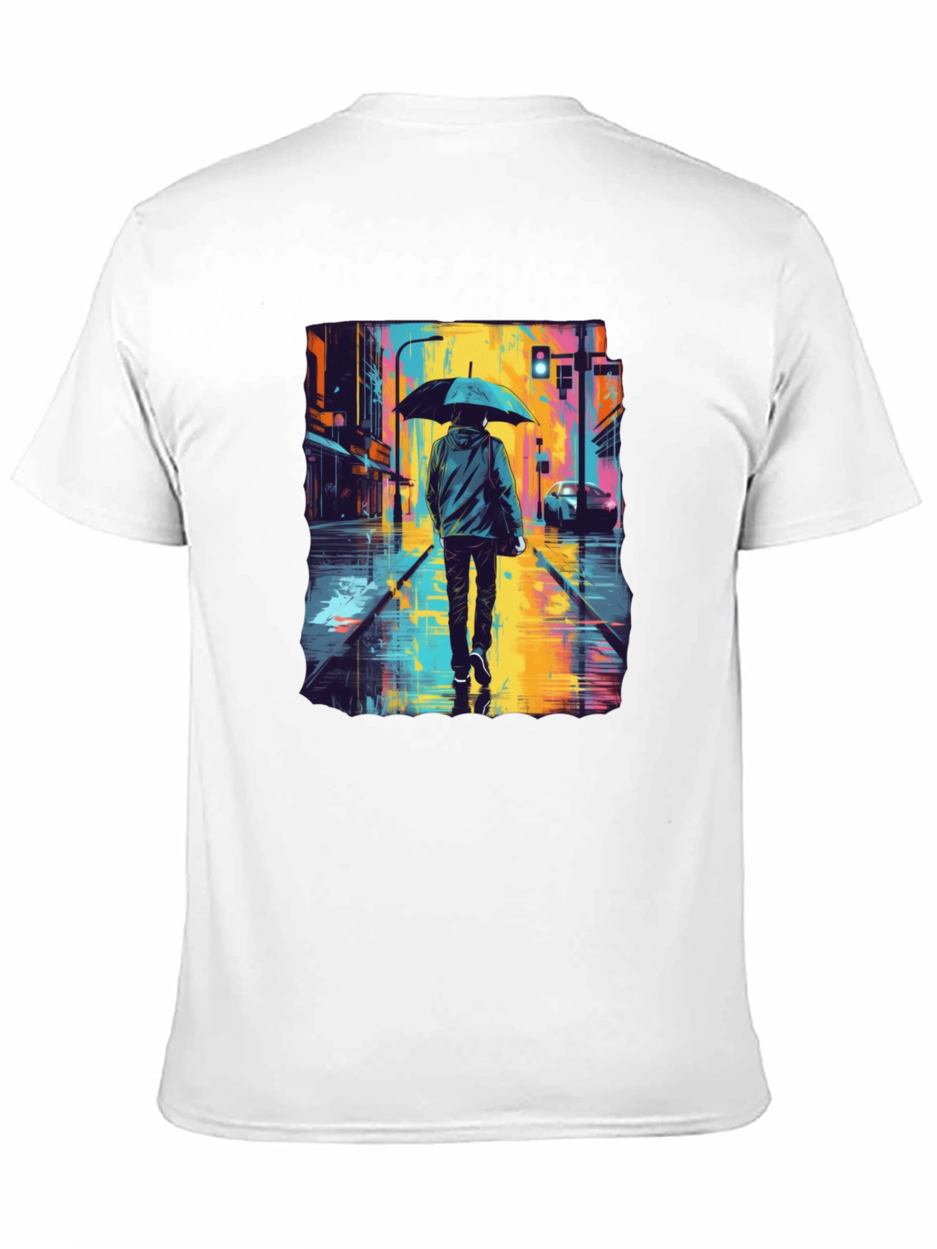 Rainy Day Street Art T-Shirt