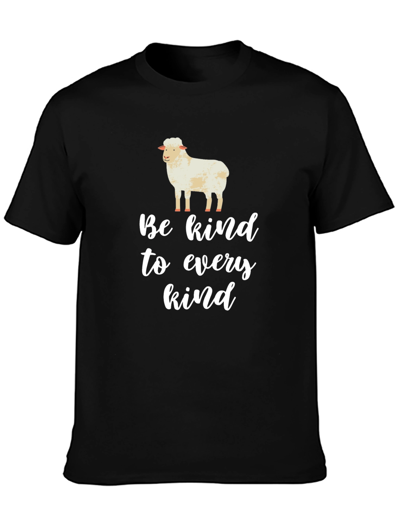 Be Kind Sheep T-Shirt - Animal Lover Tee