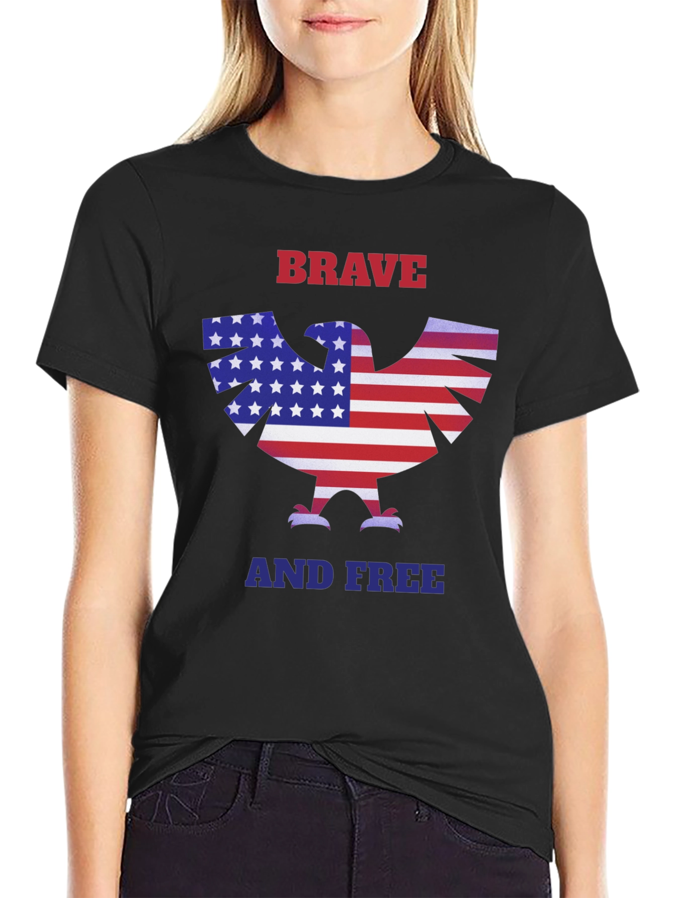 American Eagle Brave and Free Graphic T-Shirt