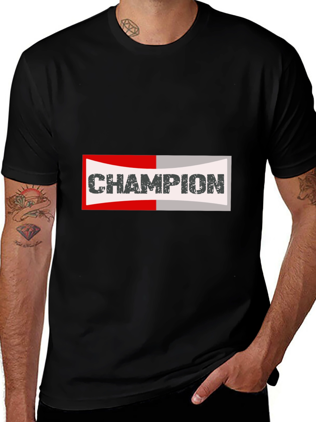 Champion Graphic T-Shirt - Black