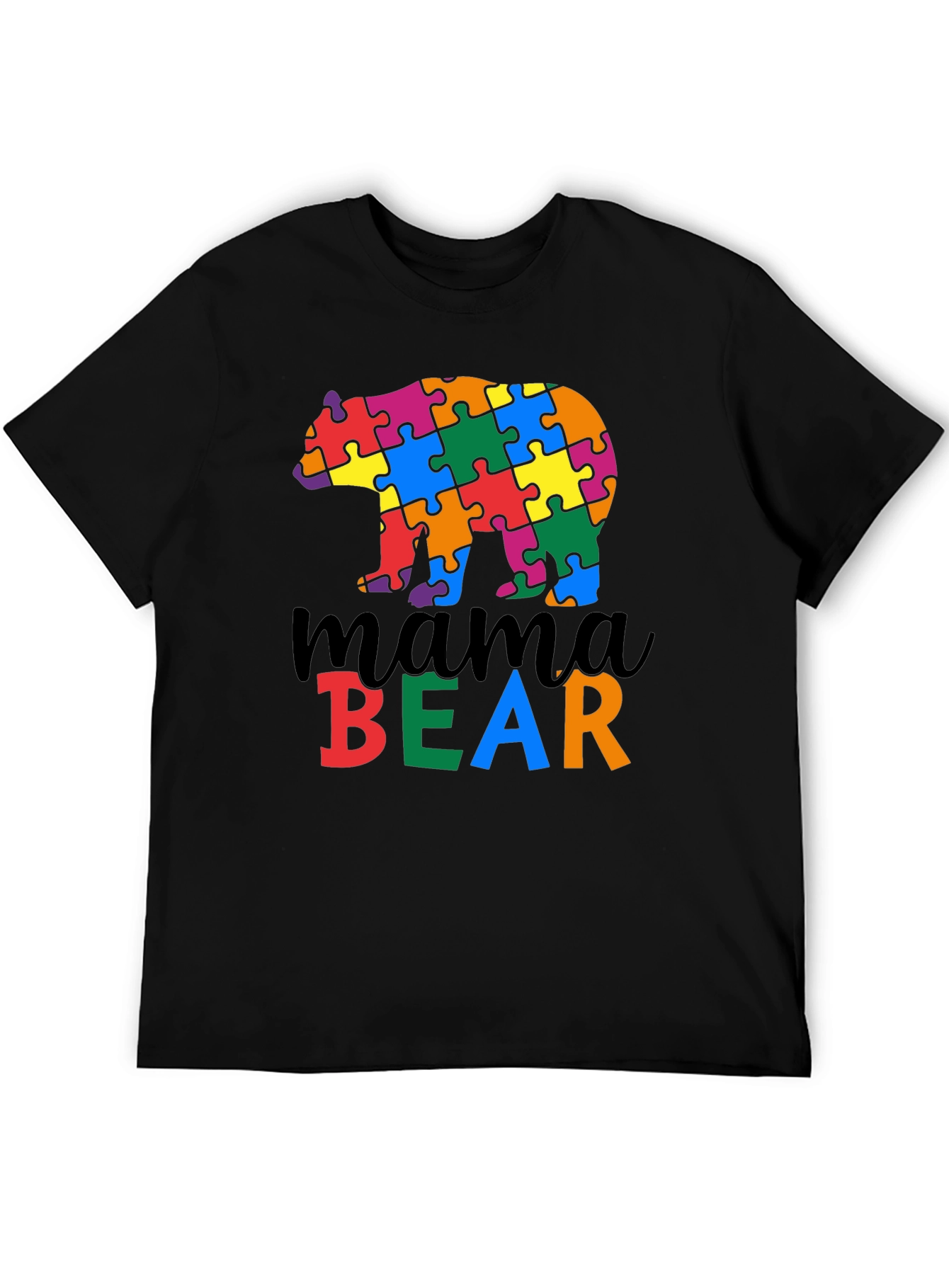 Mama Bear Autism Awareness T-Shirt