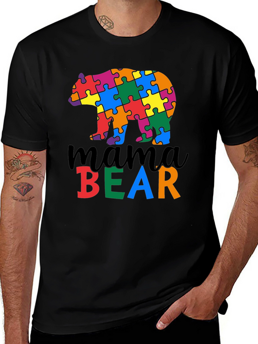 Mama Bear Autism Awareness T-Shirt