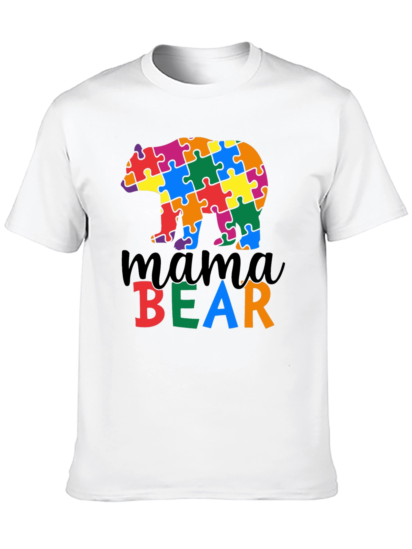 Mama Bear Autism Awareness T-Shirt