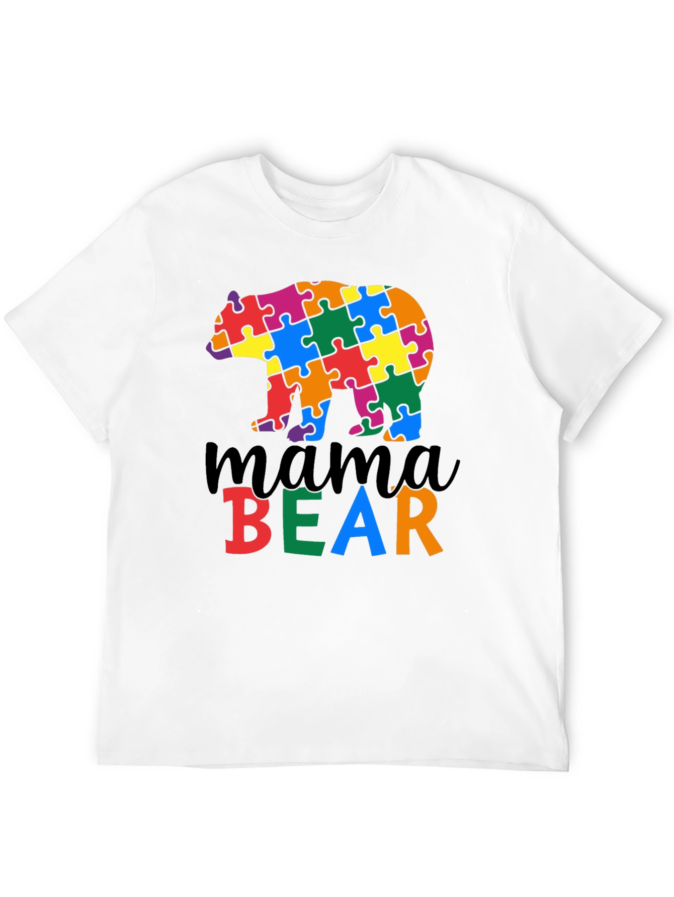 Mama Bear Autism Awareness T-Shirt