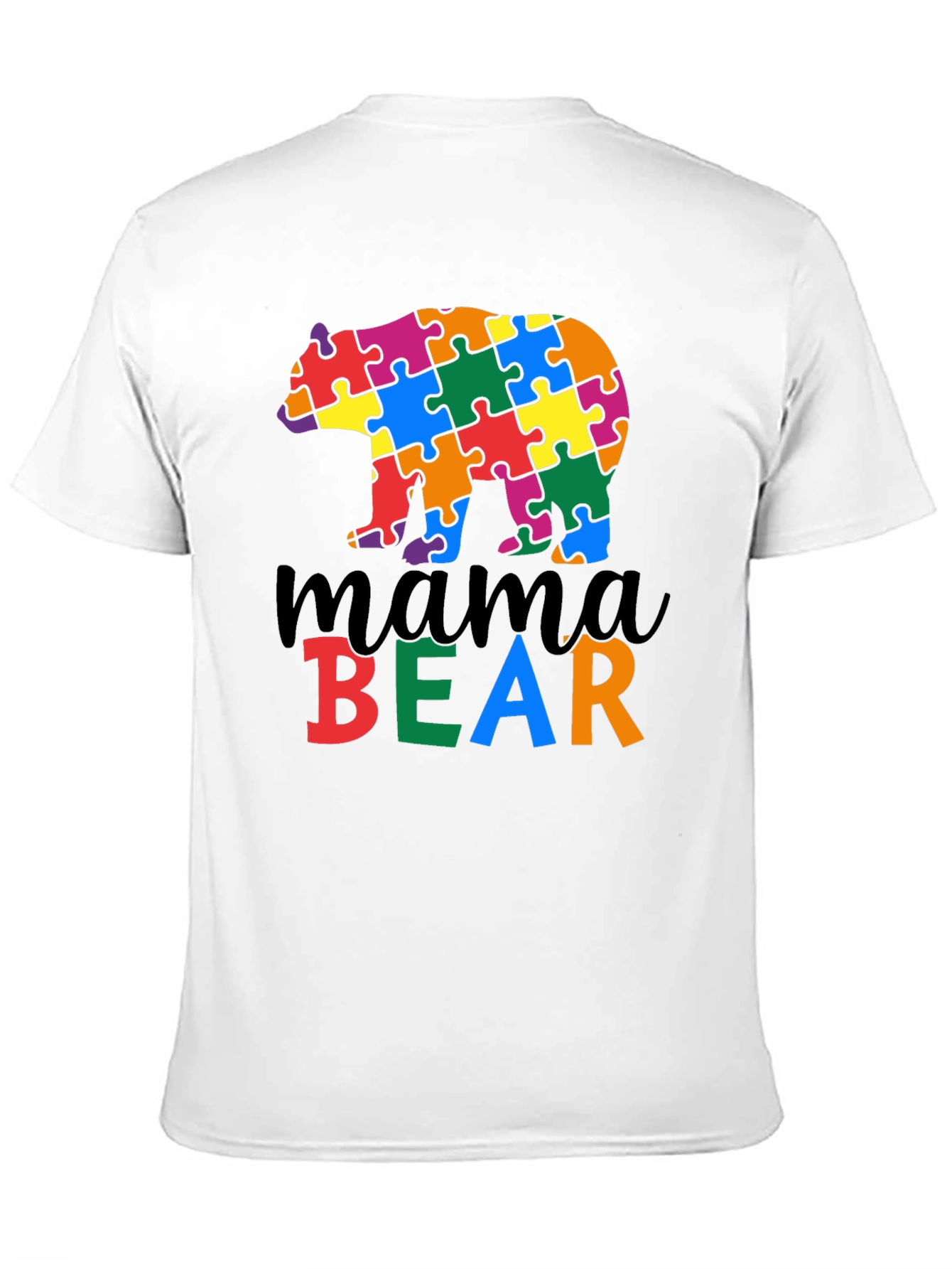 Mama Bear Autism Awareness T-Shirt