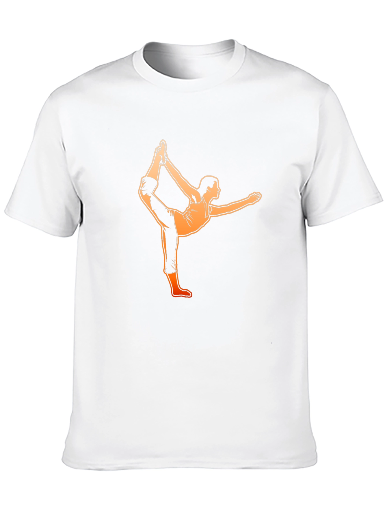Yoga Pose Graphic Black T-Shirt