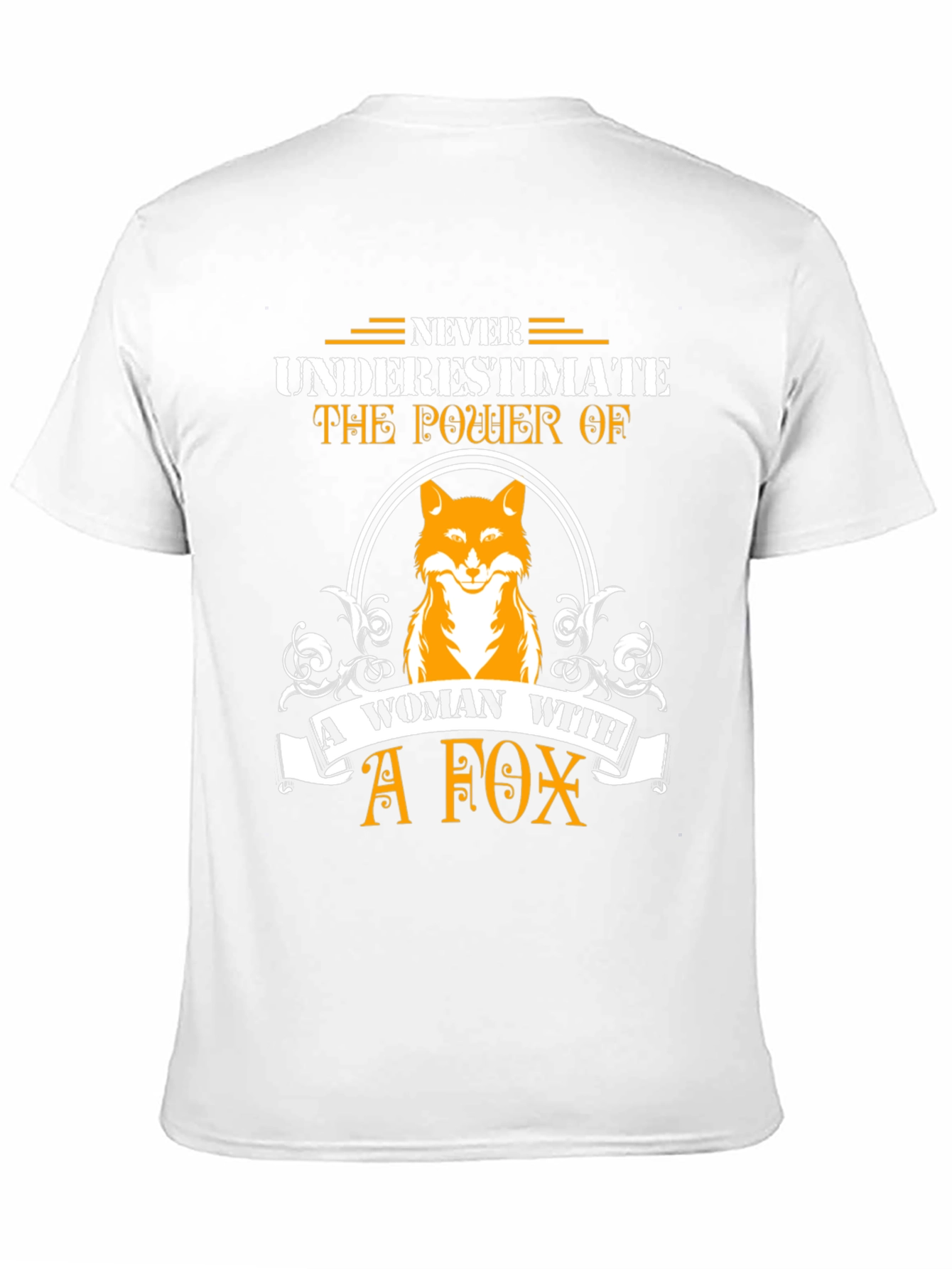 Never Underestimate Woman With A Fox T-Shirt