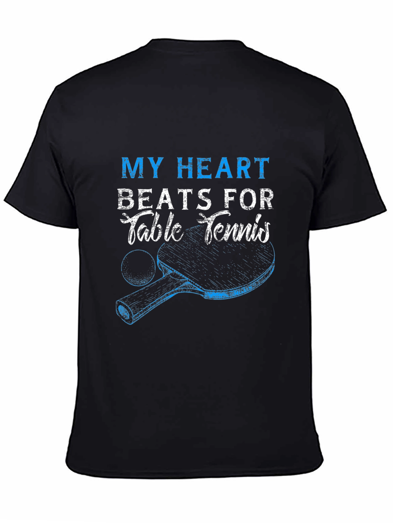 My Heart Beats for Table Tennis Graphic Tee