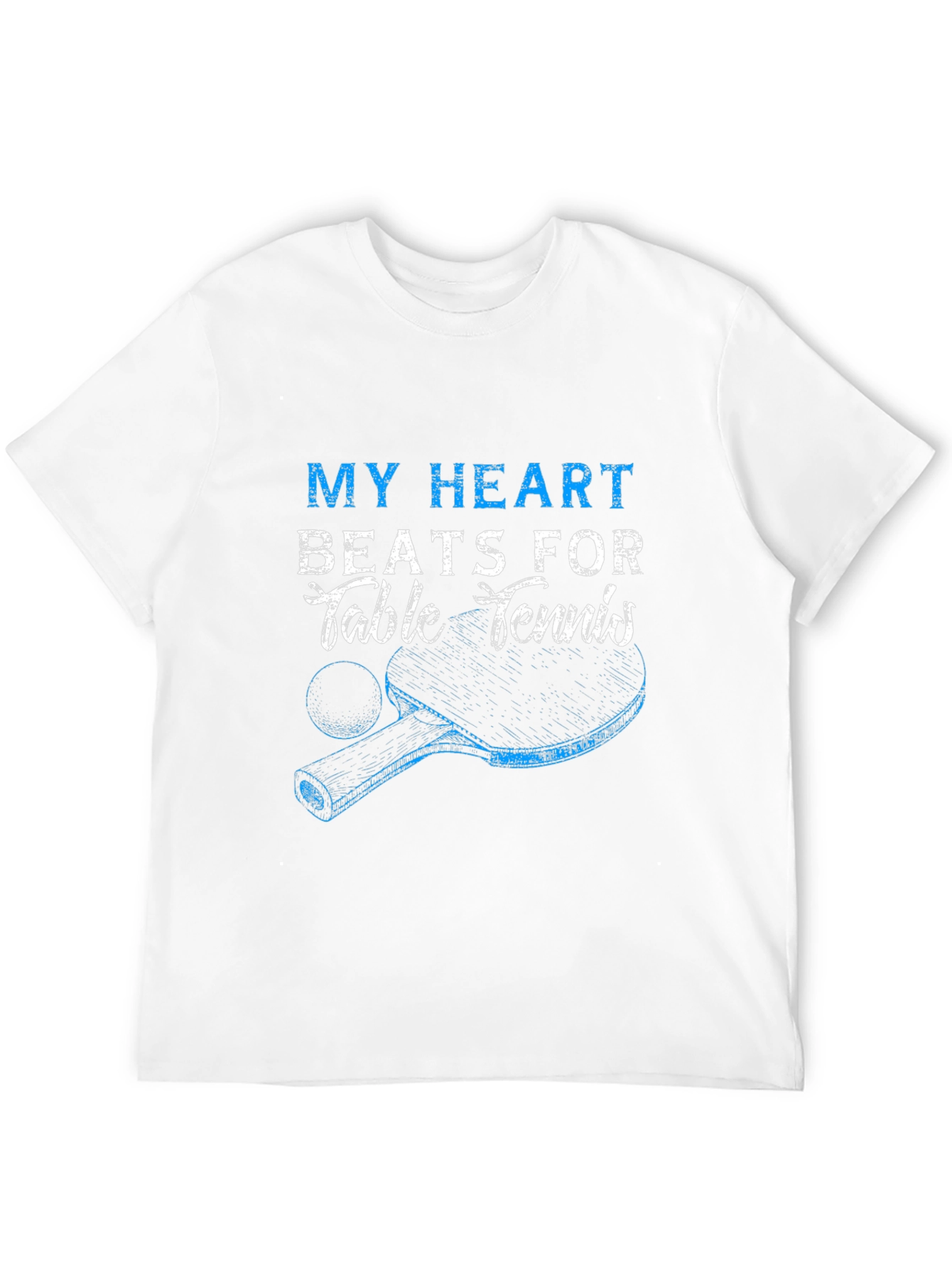 My Heart Beats for Table Tennis Graphic Tee