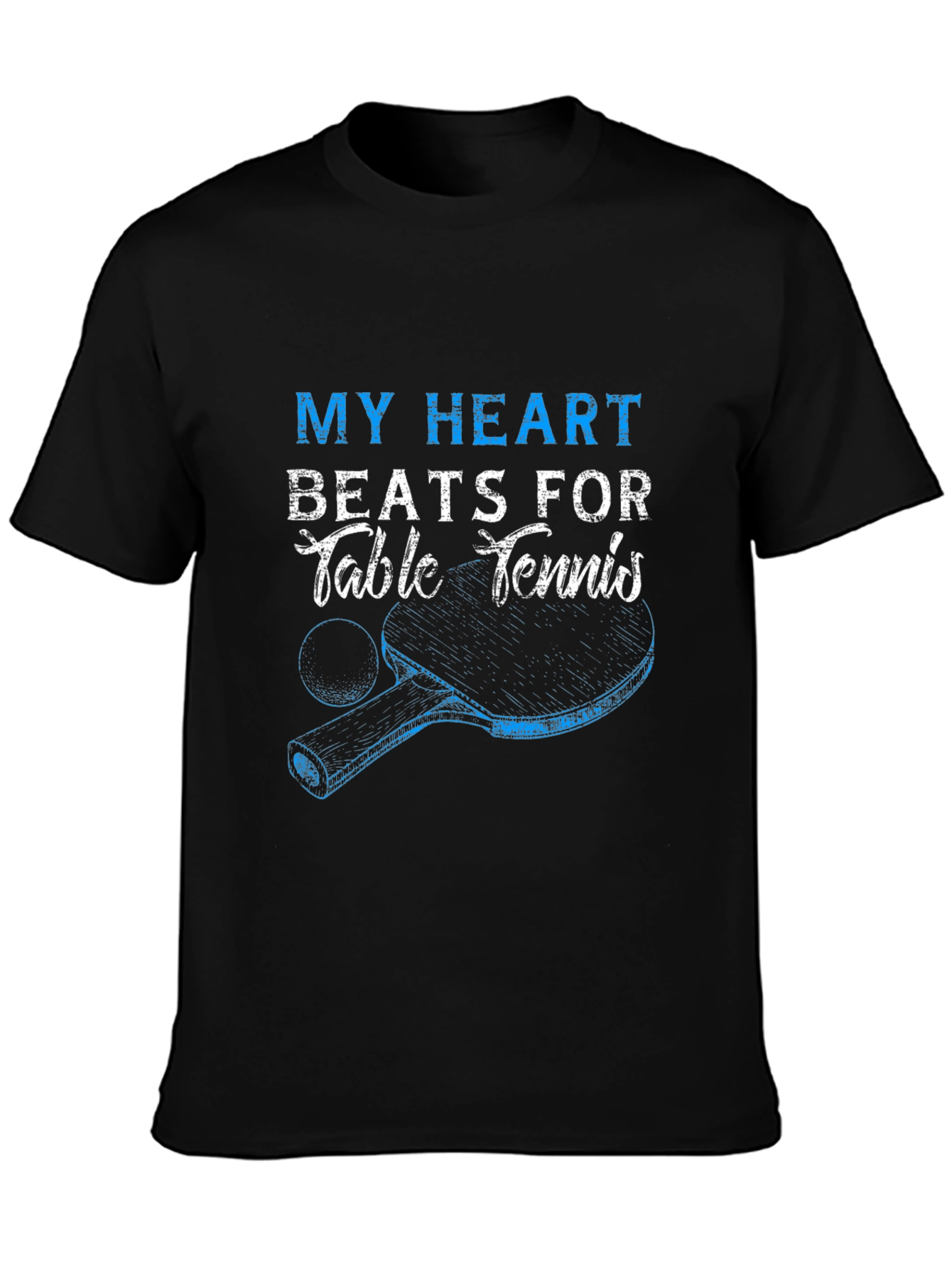 My Heart Beats for Table Tennis Graphic Tee