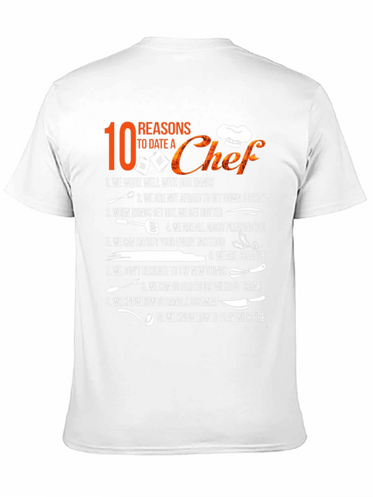 10 Reasons to Date a Chef Graphic Tee