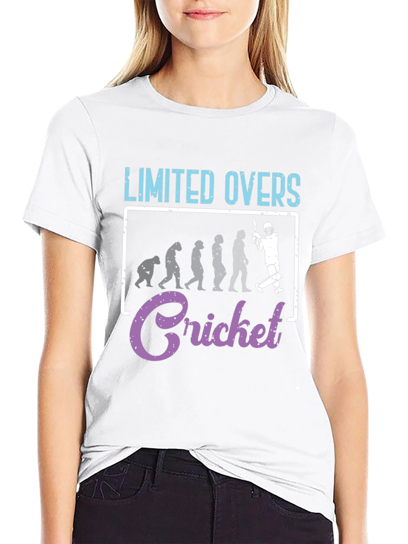 Limited Overs Cricket Evolution T-Shirt