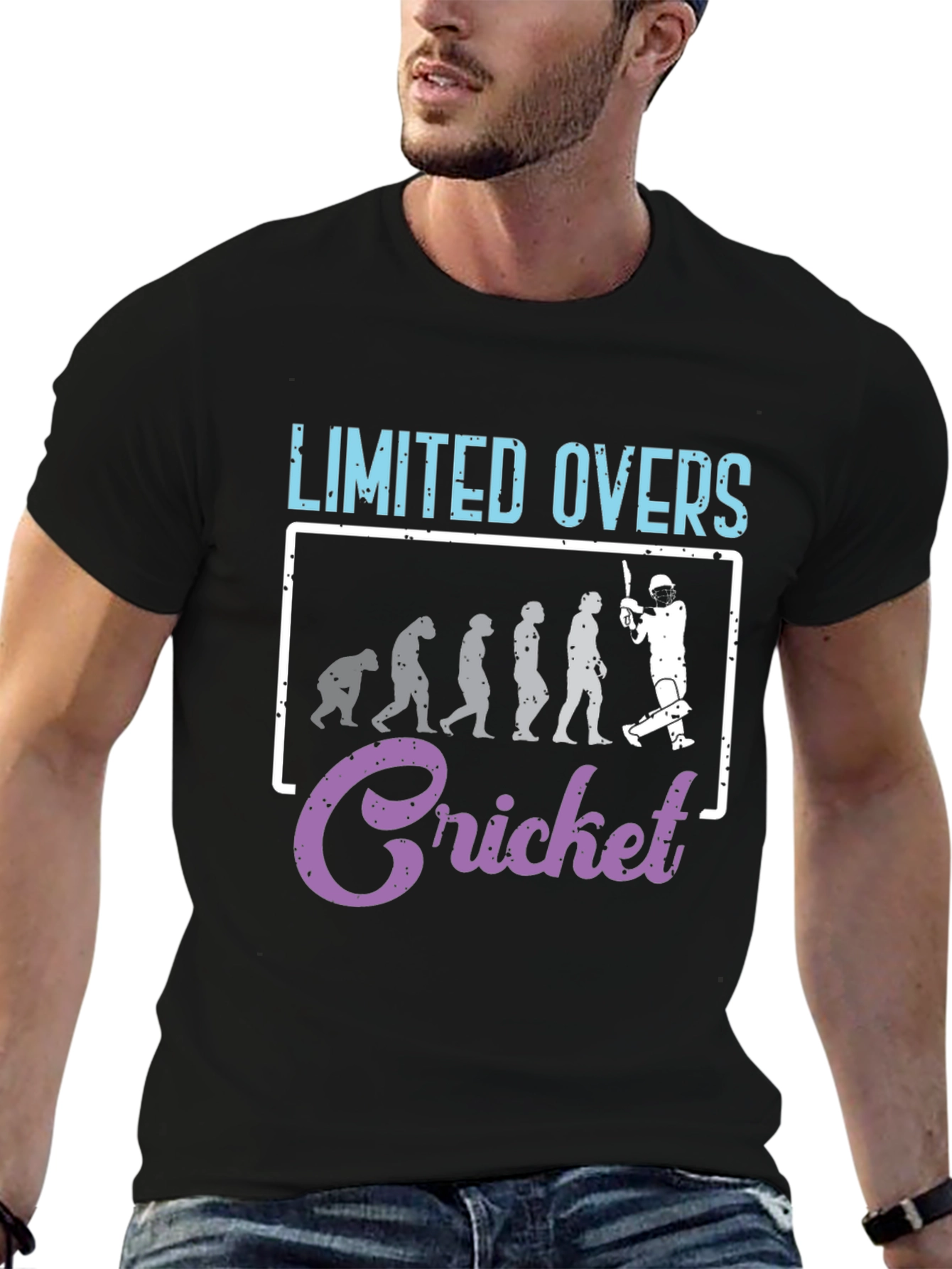 Limited Overs Cricket Evolution T-Shirt