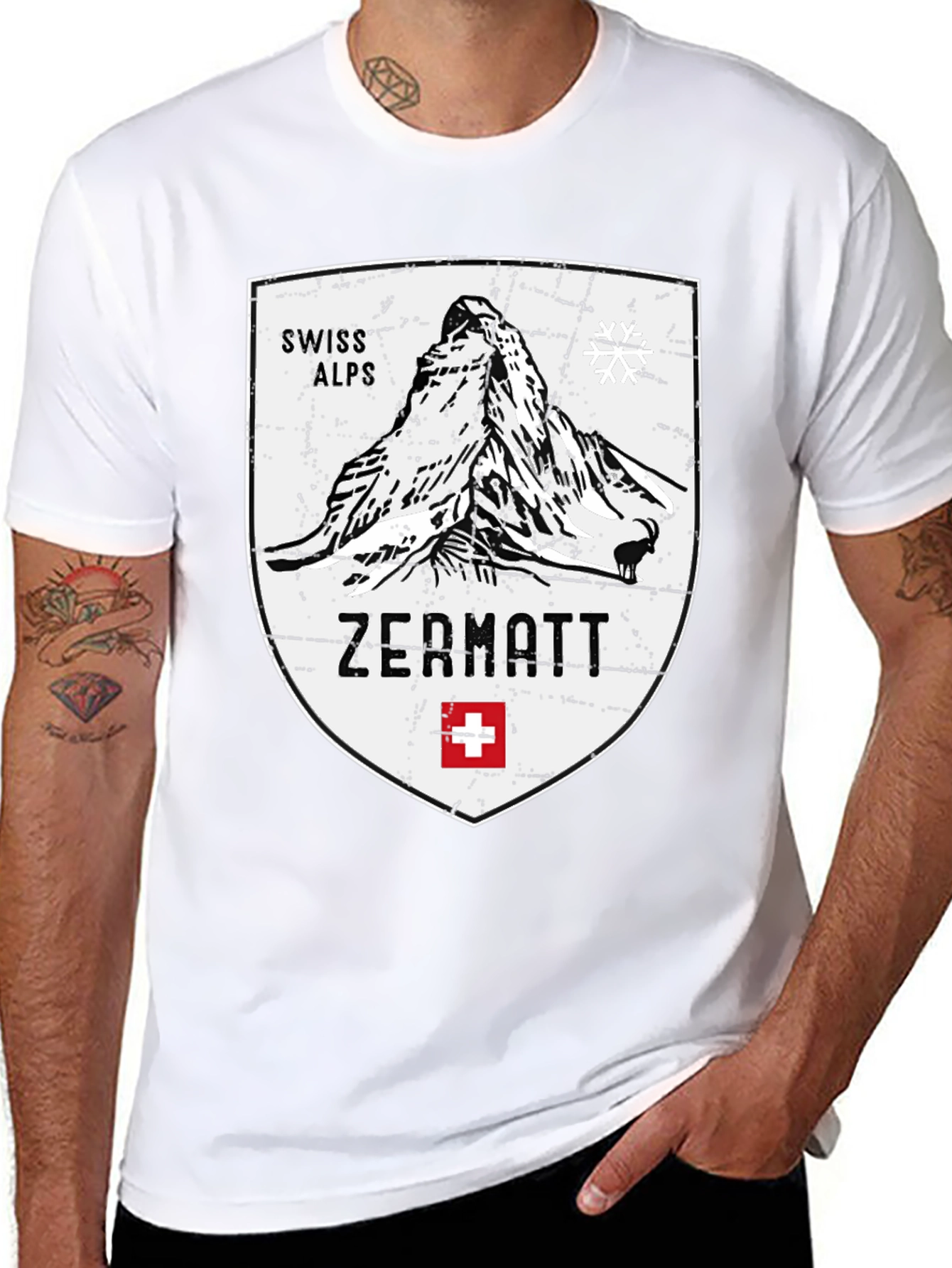Swiss Alps Zermatt Graphic T-Shirt