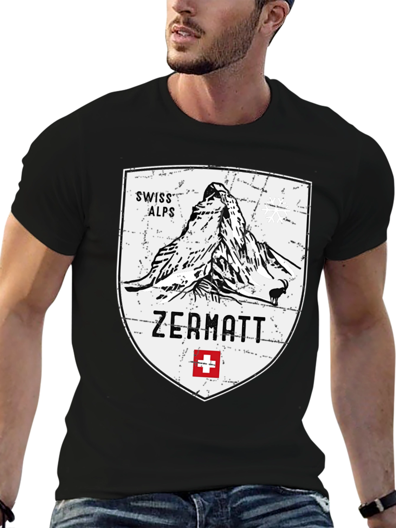 Swiss Alps Zermatt Graphic T-Shirt