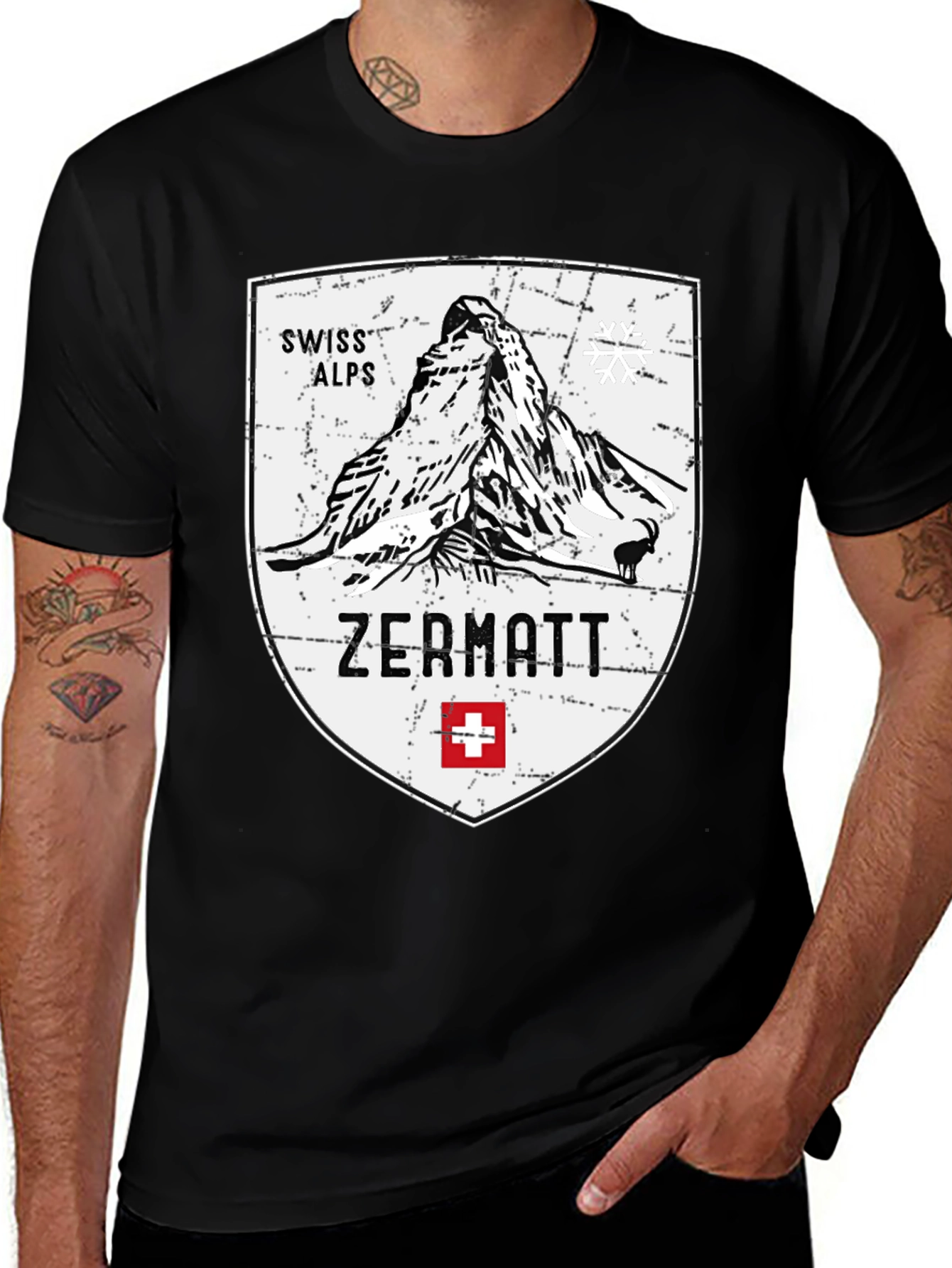 Swiss Alps Zermatt Graphic T-Shirt