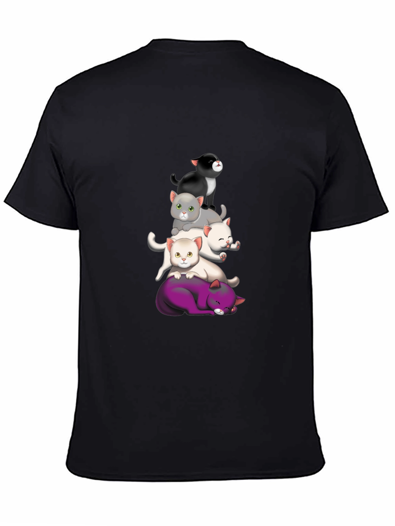 Stacked Cats Graphic Tee