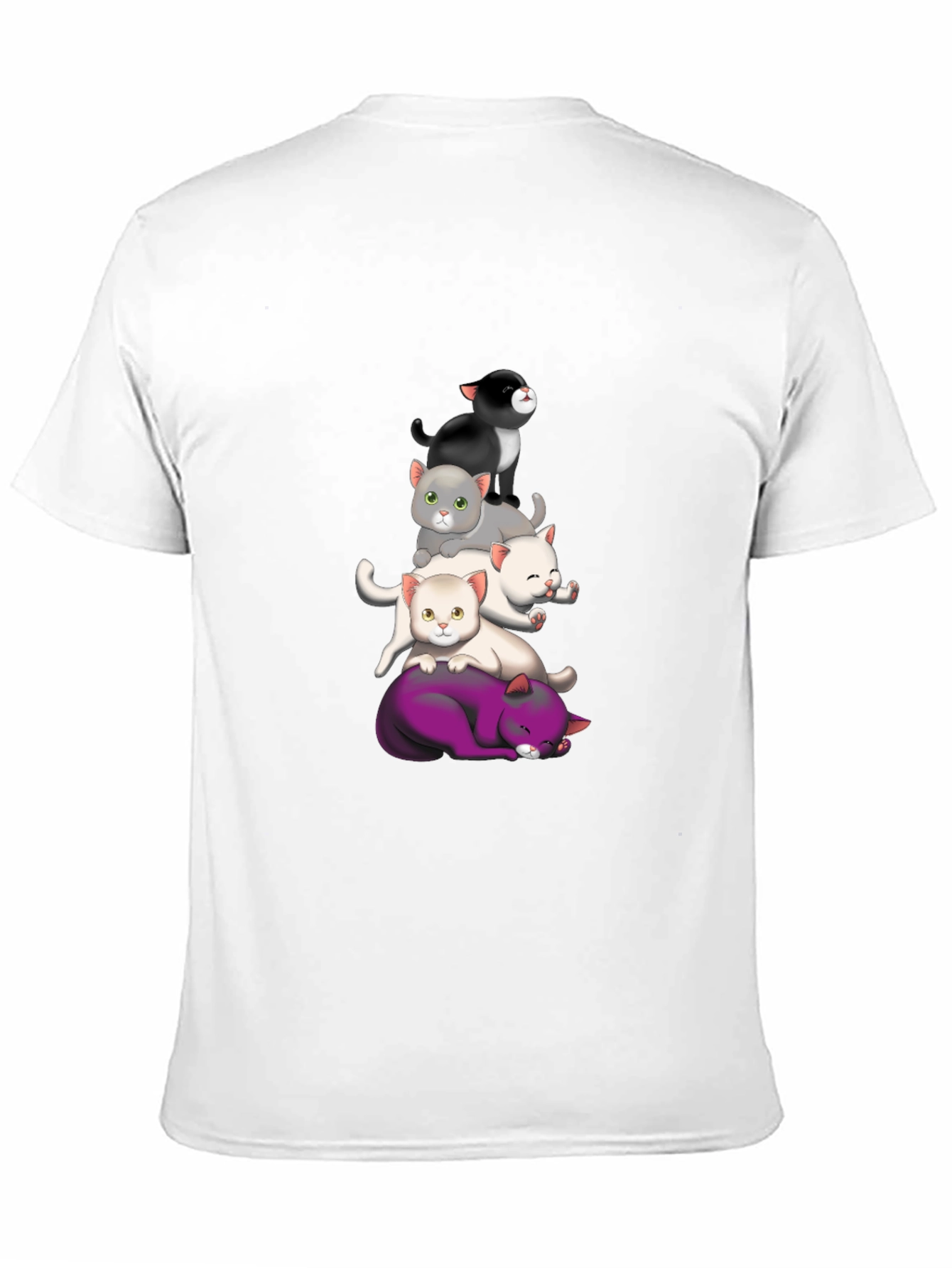 Stacked Cats Graphic Tee