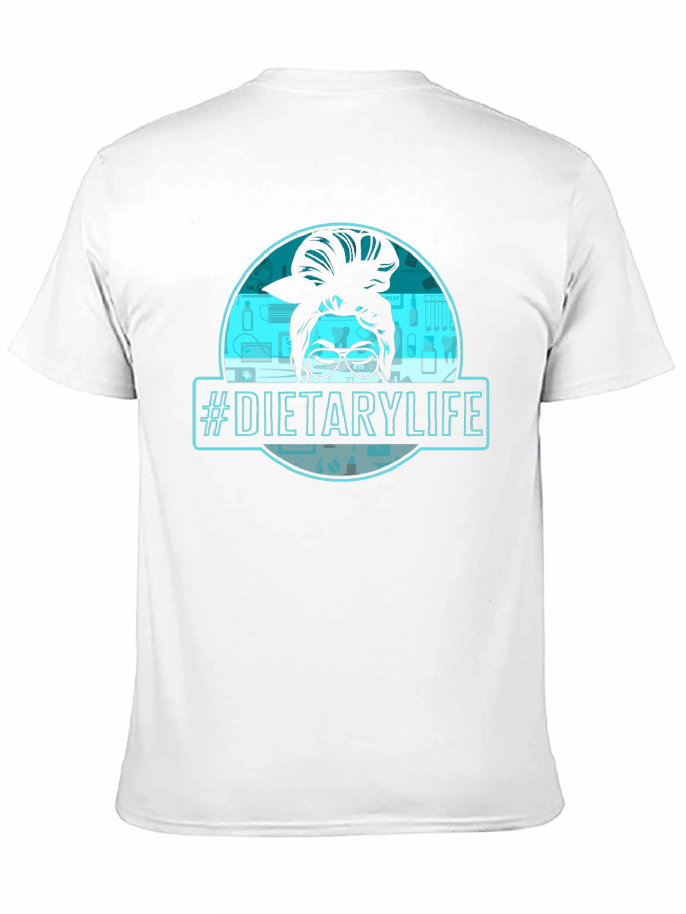 Dietary Life Messy Bun Graphic Tee