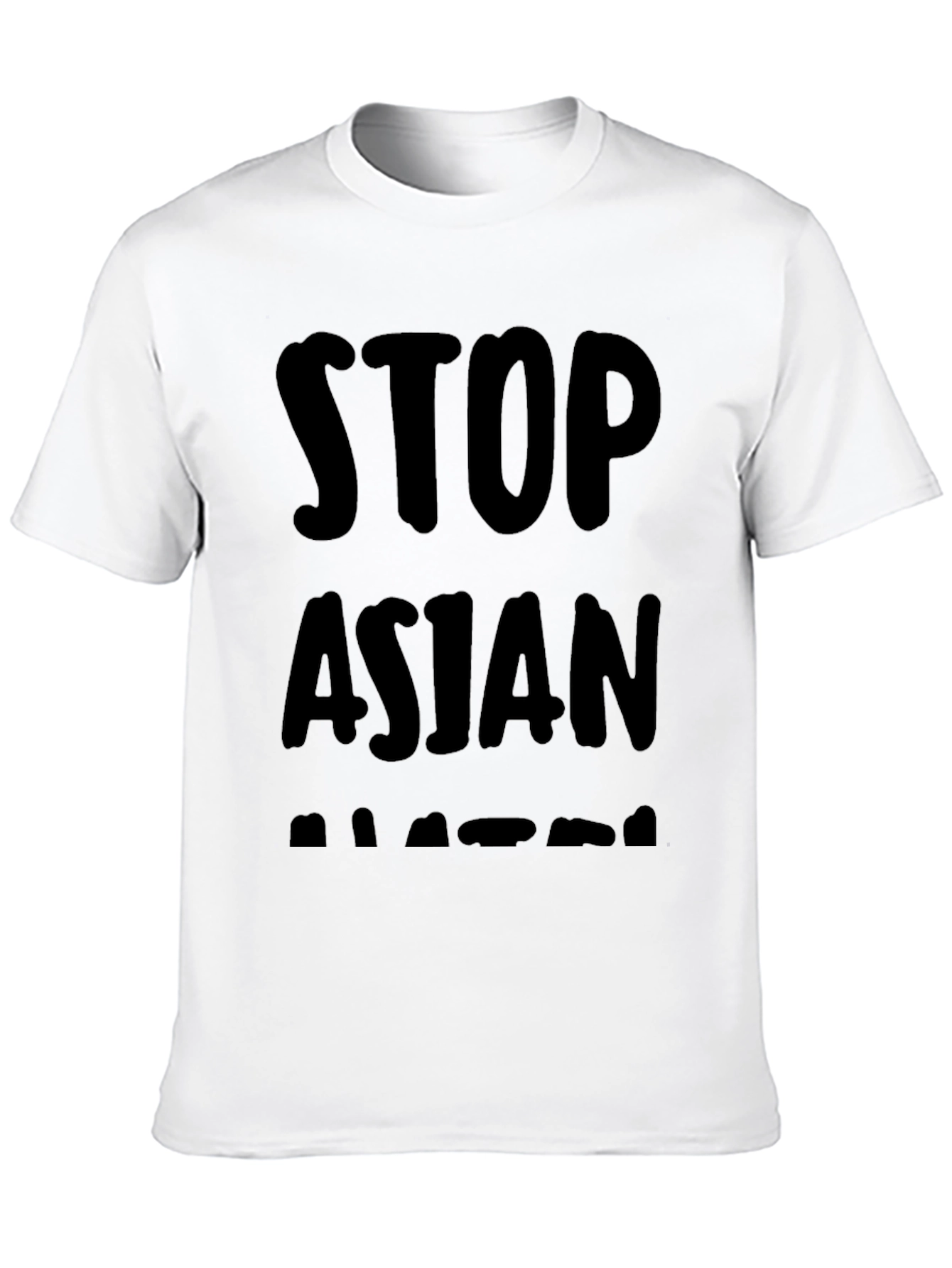 Stop Asian Hate Black T-Shirt