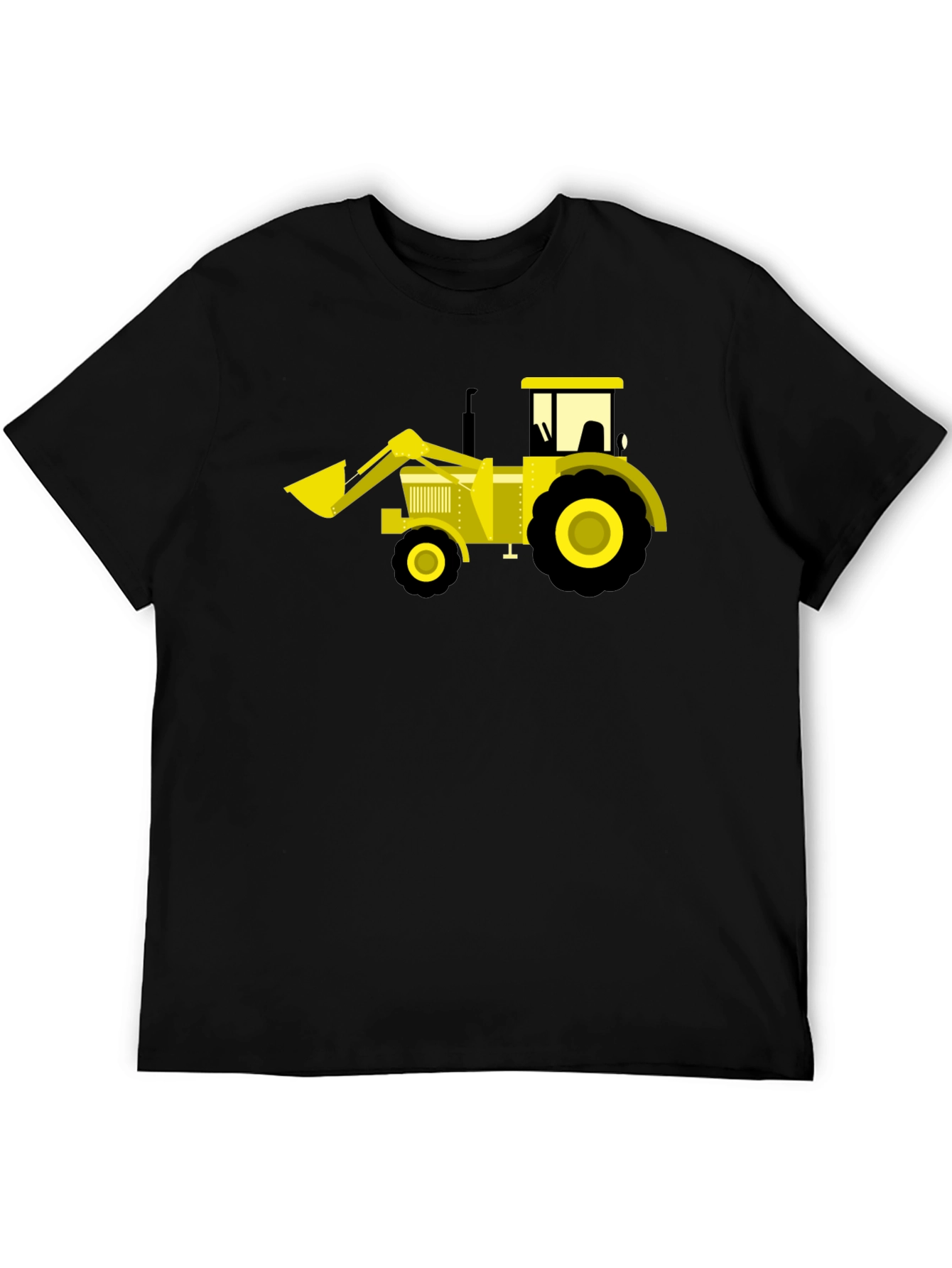 Black Tractor Graphic Tee - Fun & Unique