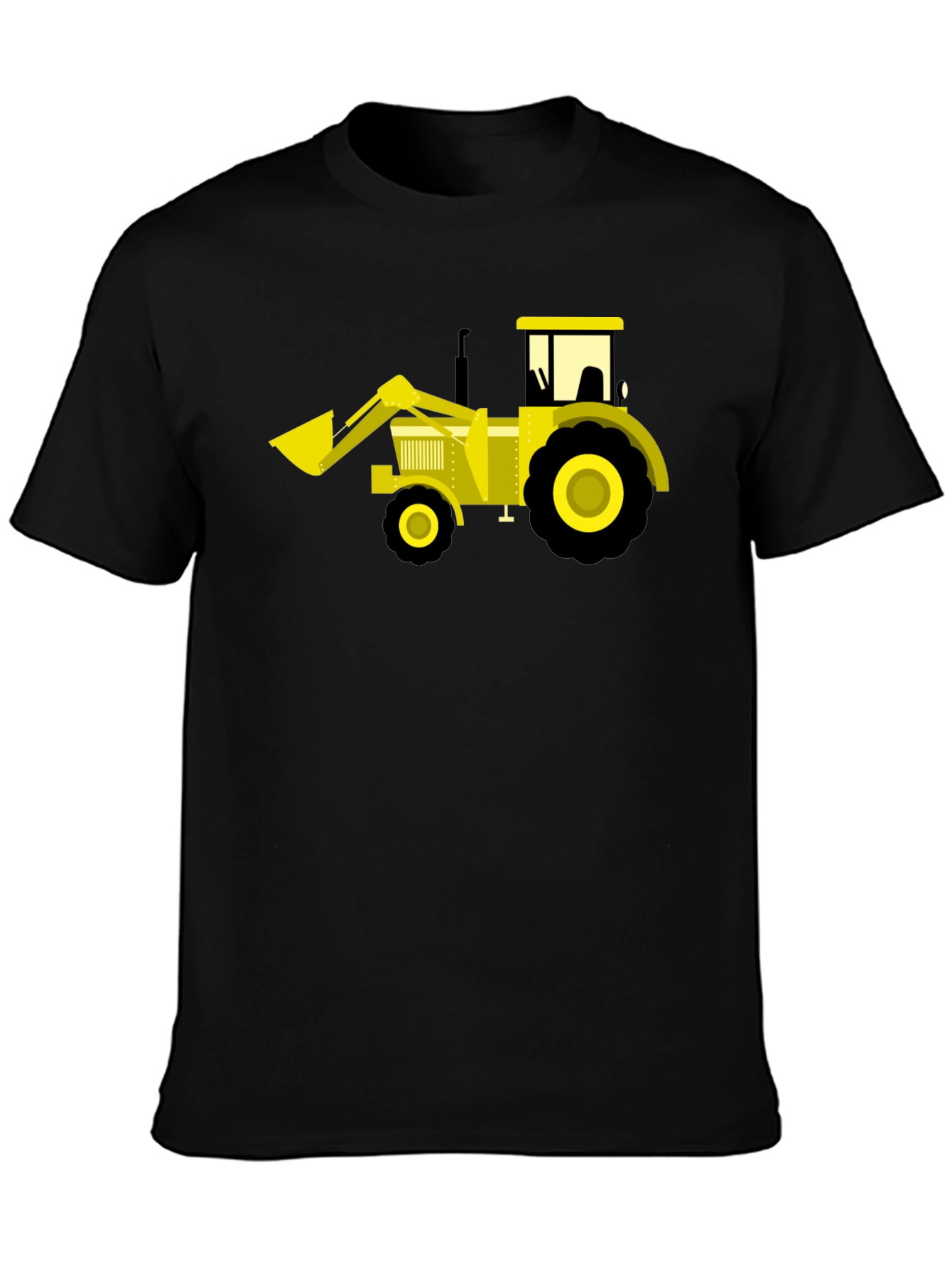 Black Tractor Graphic Tee - Fun & Unique