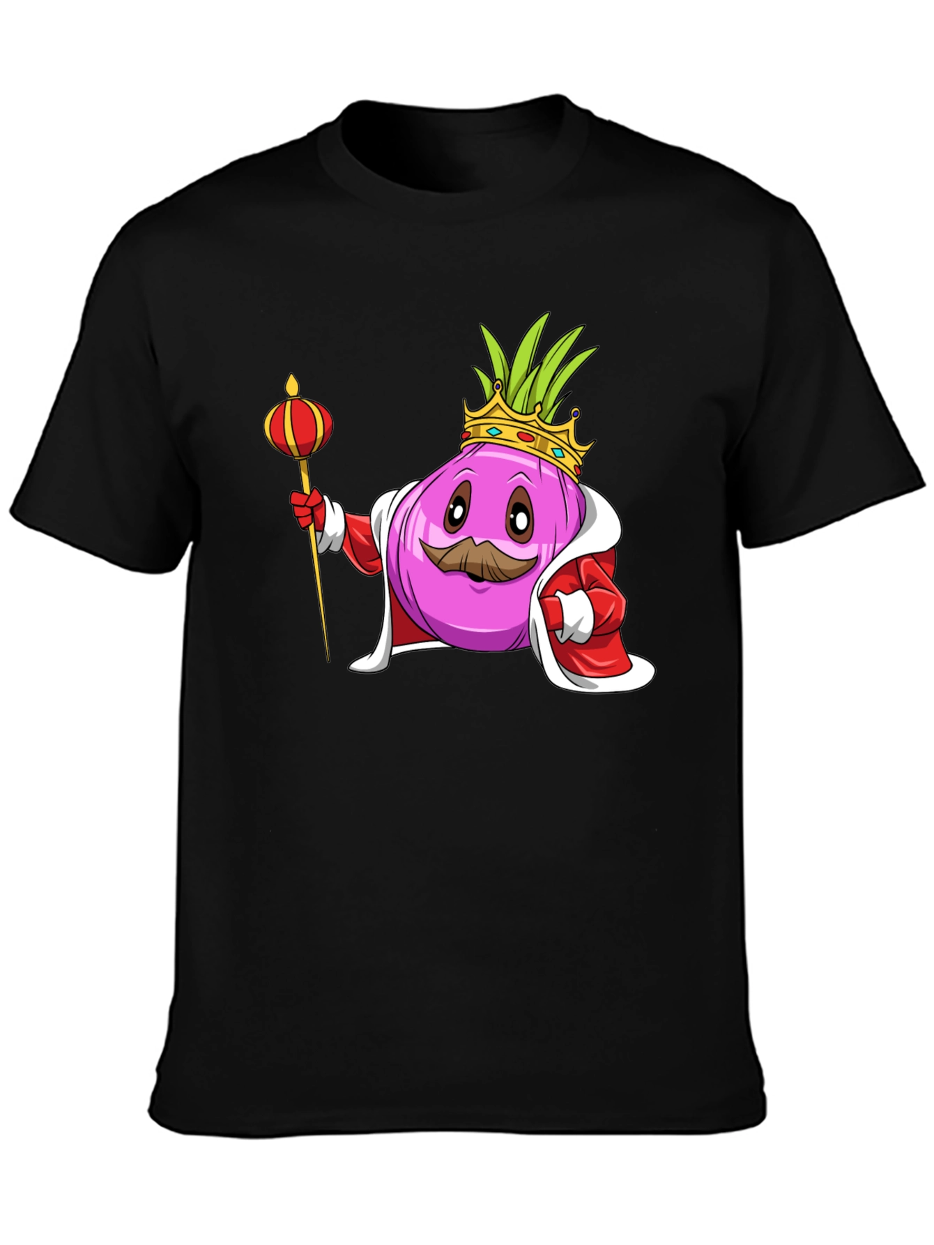 King Onion Graphic Tee - Novelty T-Shirt