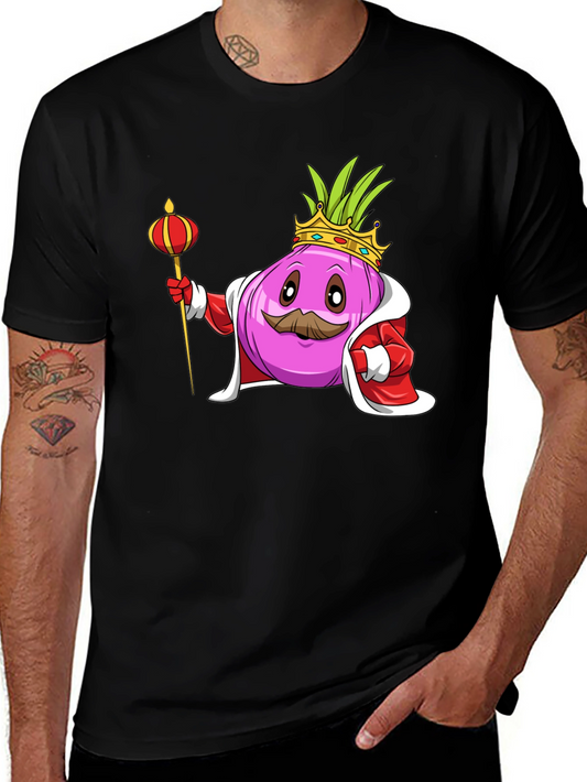 King Onion Graphic Tee - Novelty T-Shirt