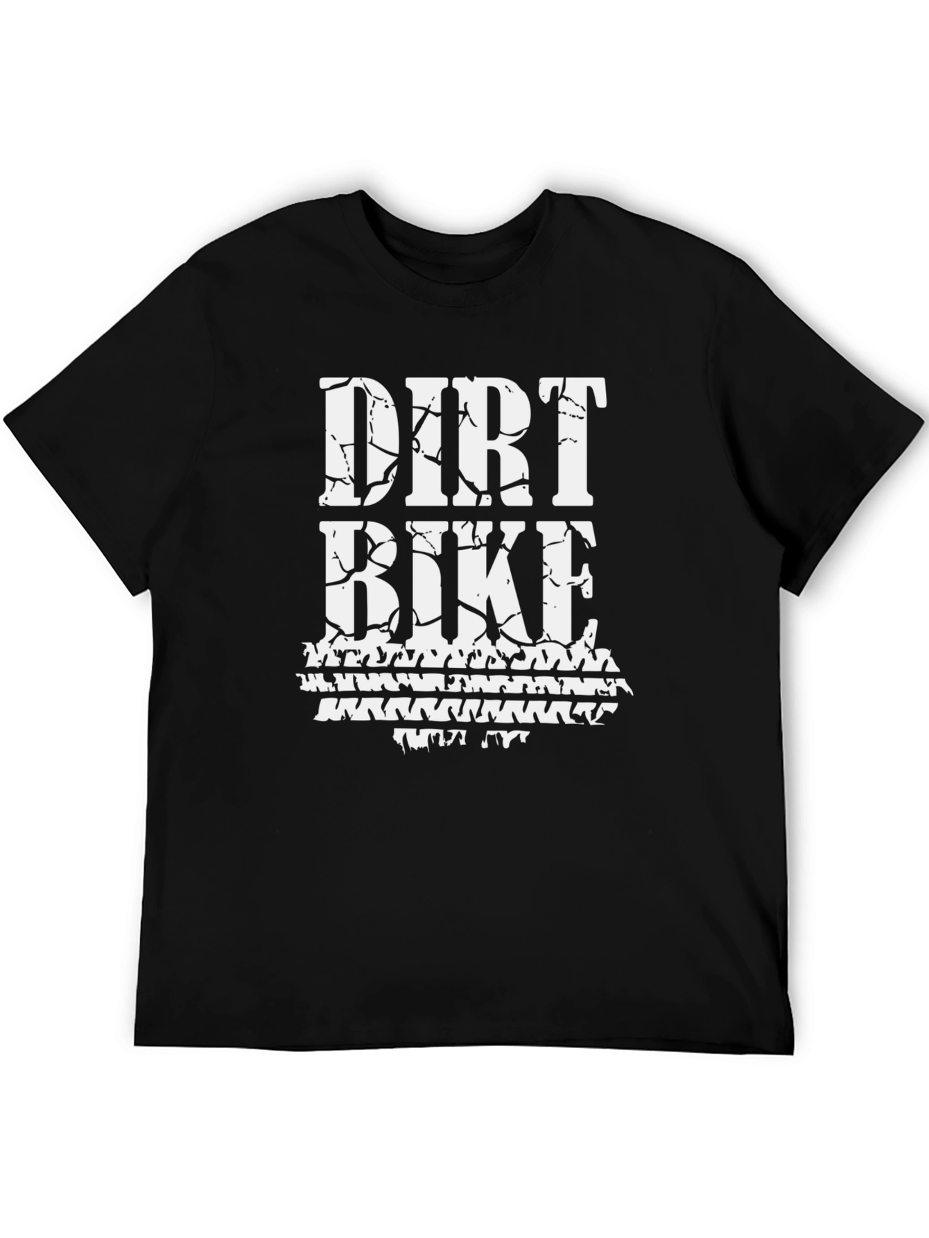 Dirt Bike Graphic T-Shirt - Black Tee