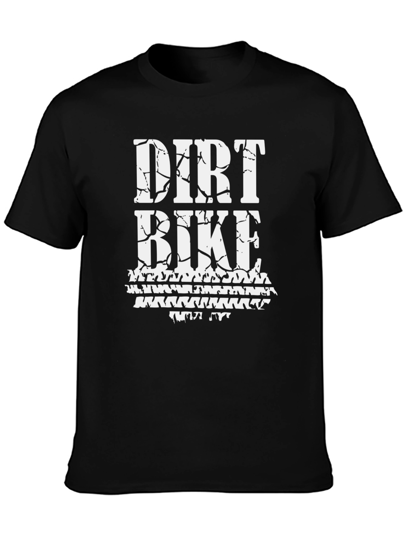 Dirt Bike Graphic T-Shirt - Black Tee