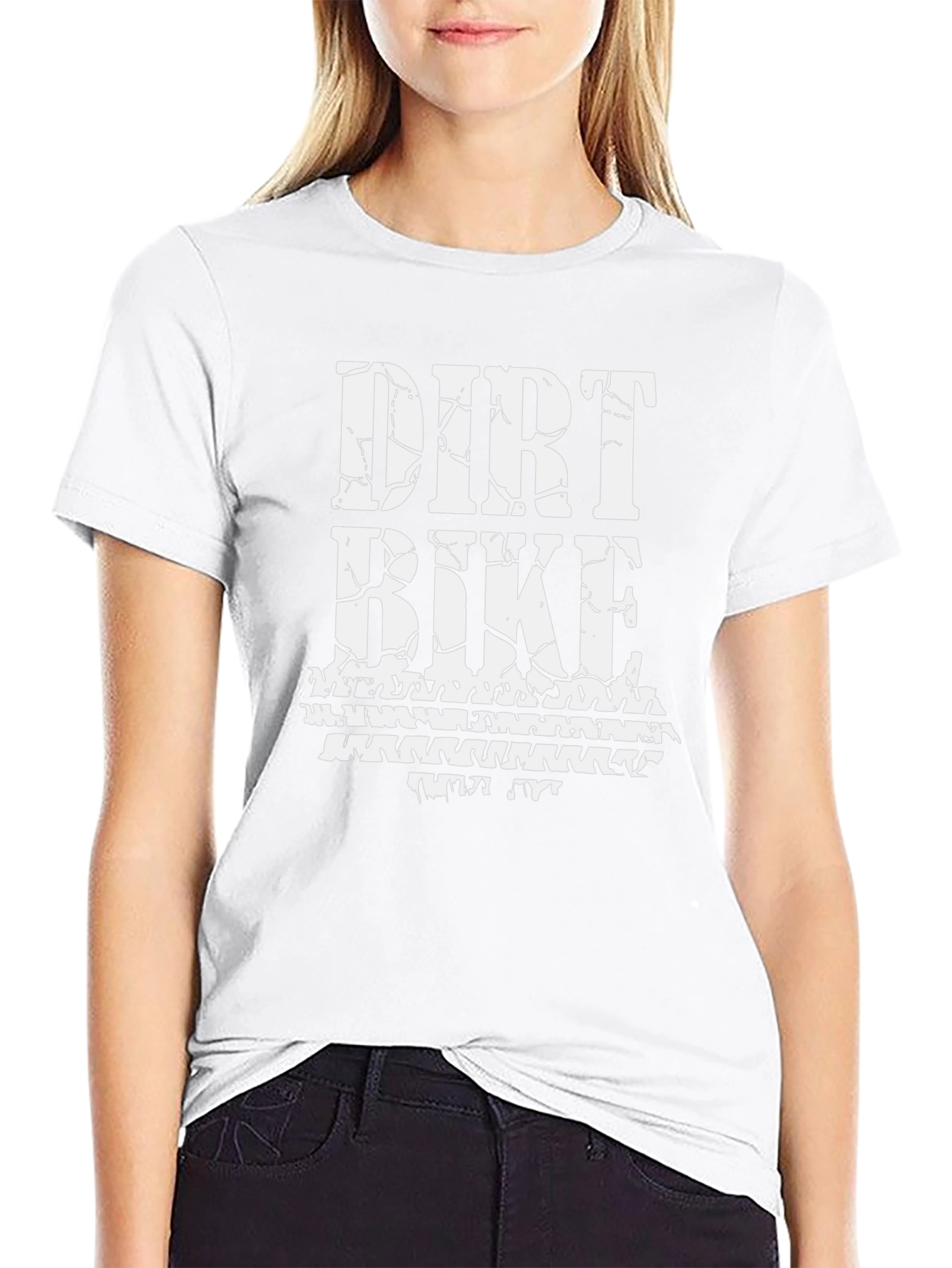 Dirt Bike Graphic T-Shirt - Black Tee