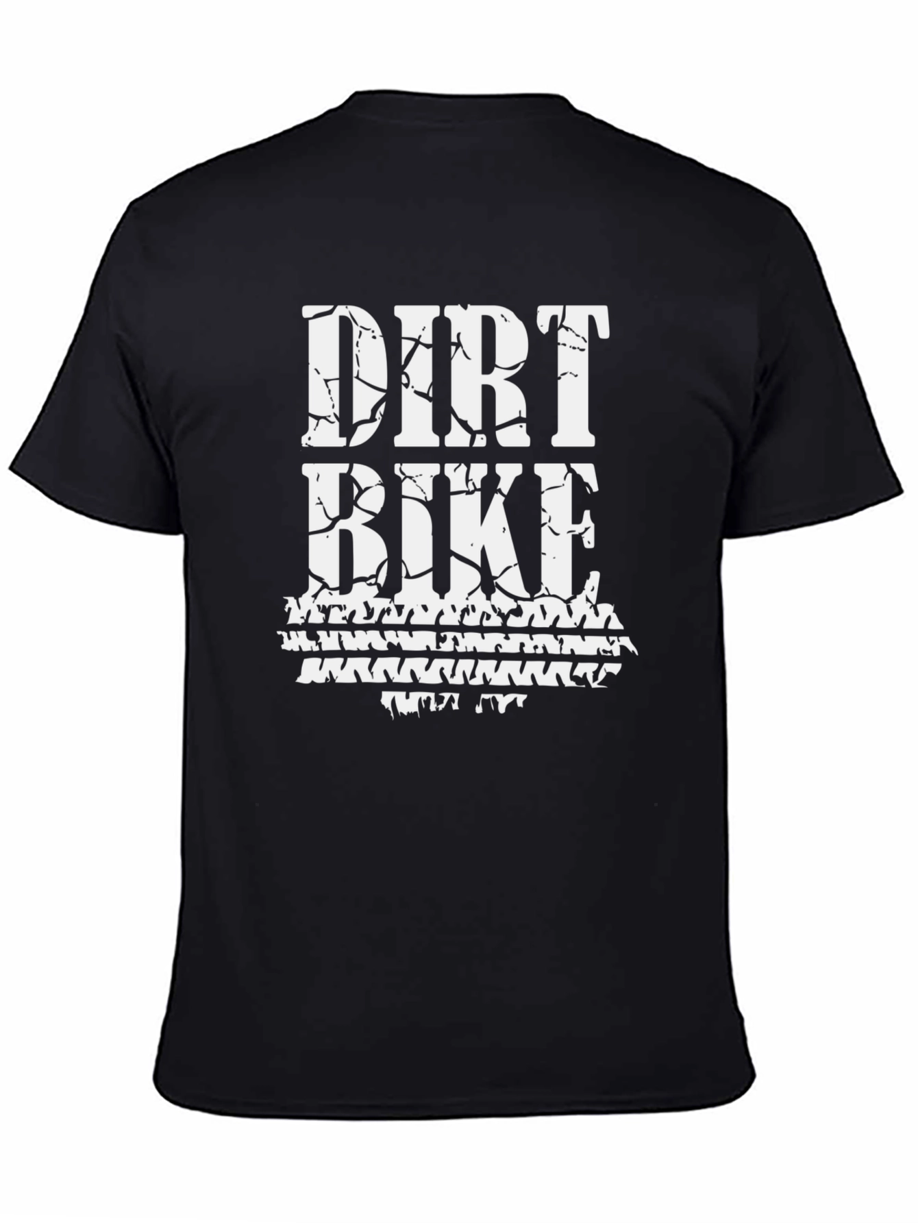 Dirt Bike Graphic T-Shirt - Black Tee