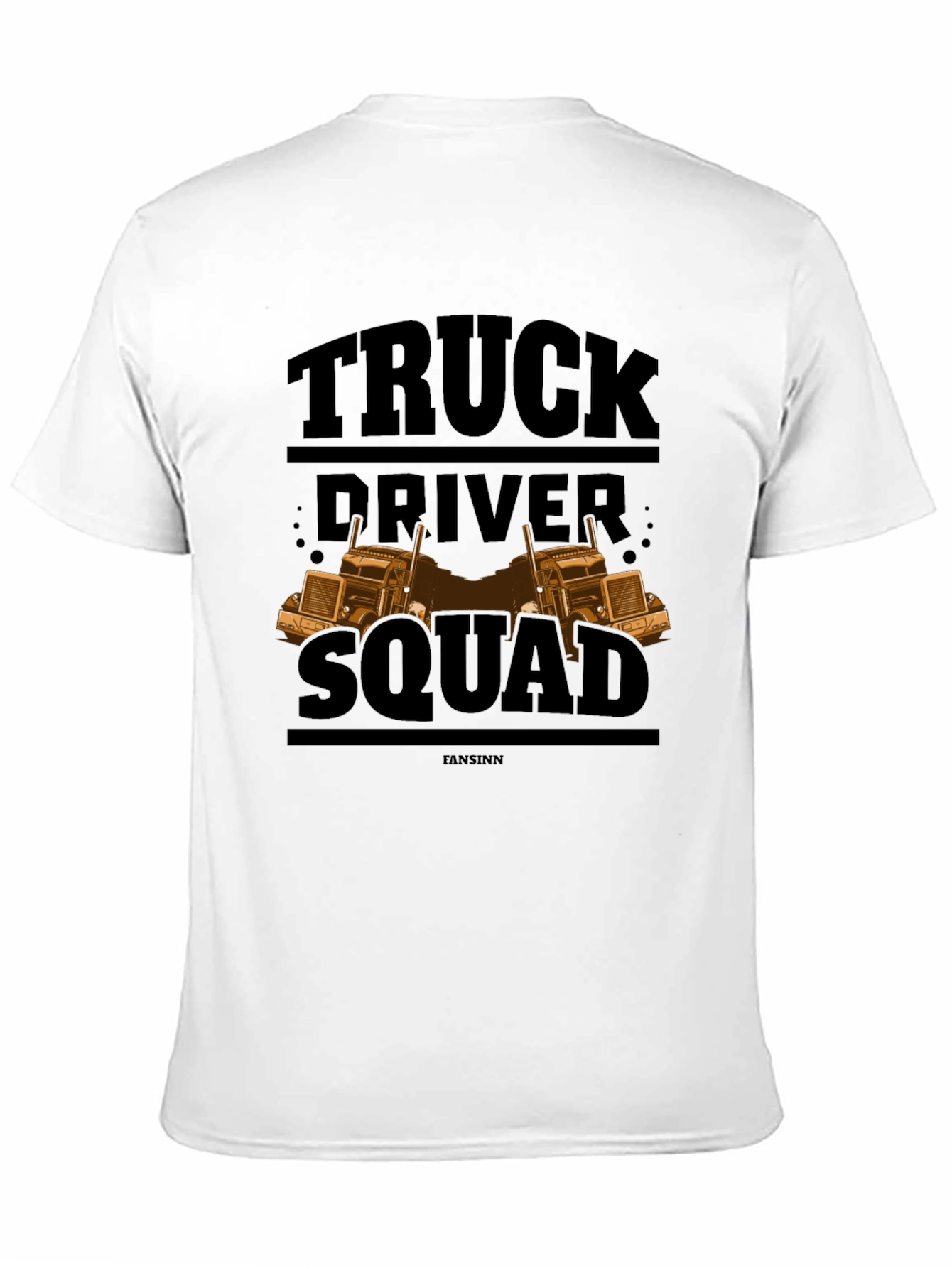 Truck Driver Squad Black T-Shirt