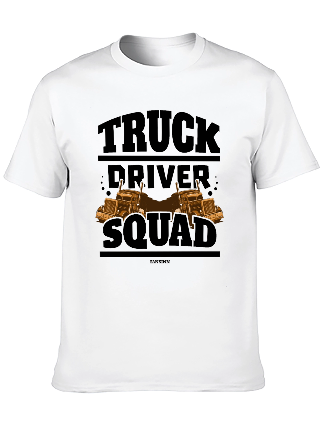 Truck Driver Squad Black T-Shirt