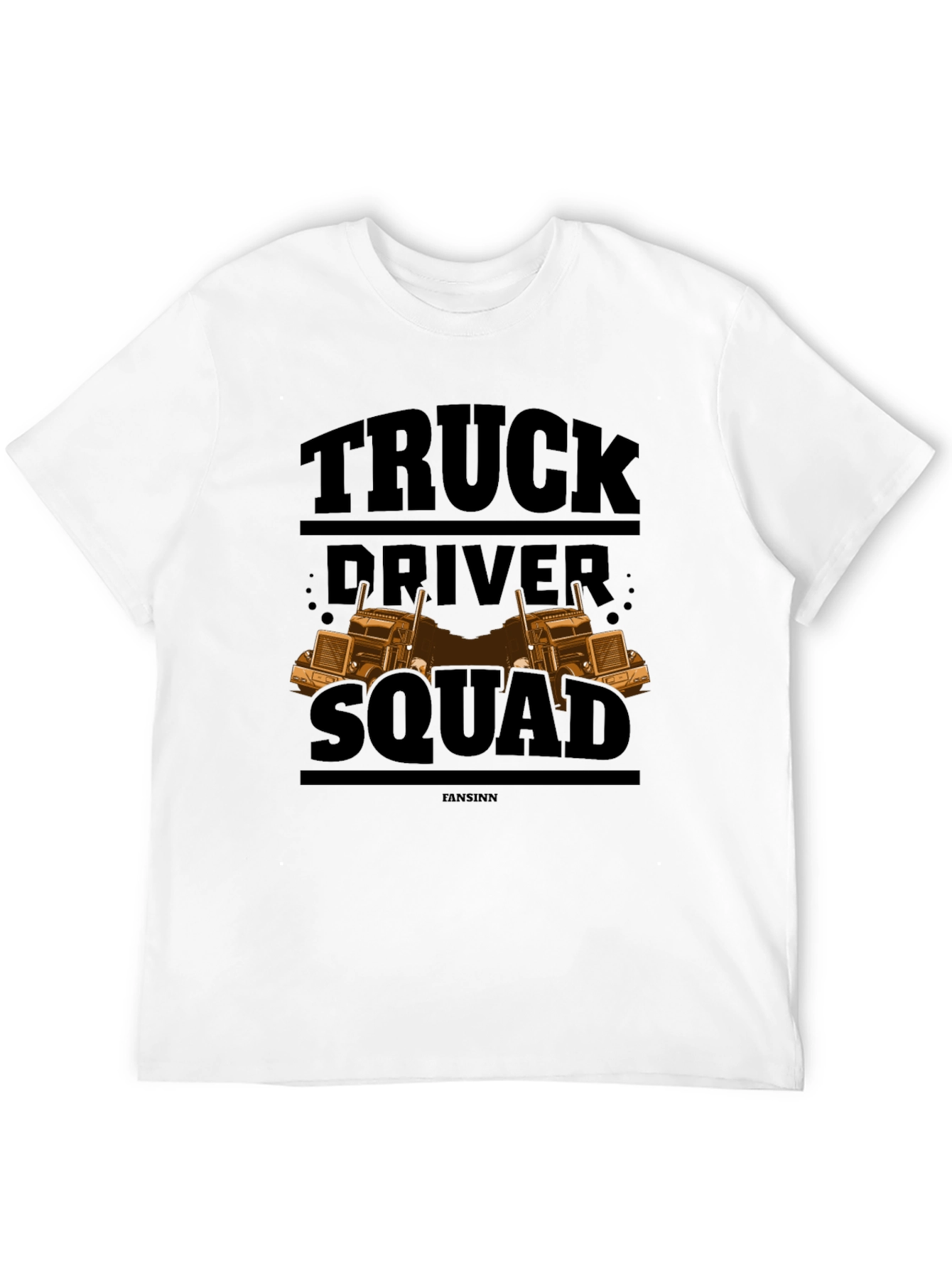 Truck Driver Squad Black T-Shirt